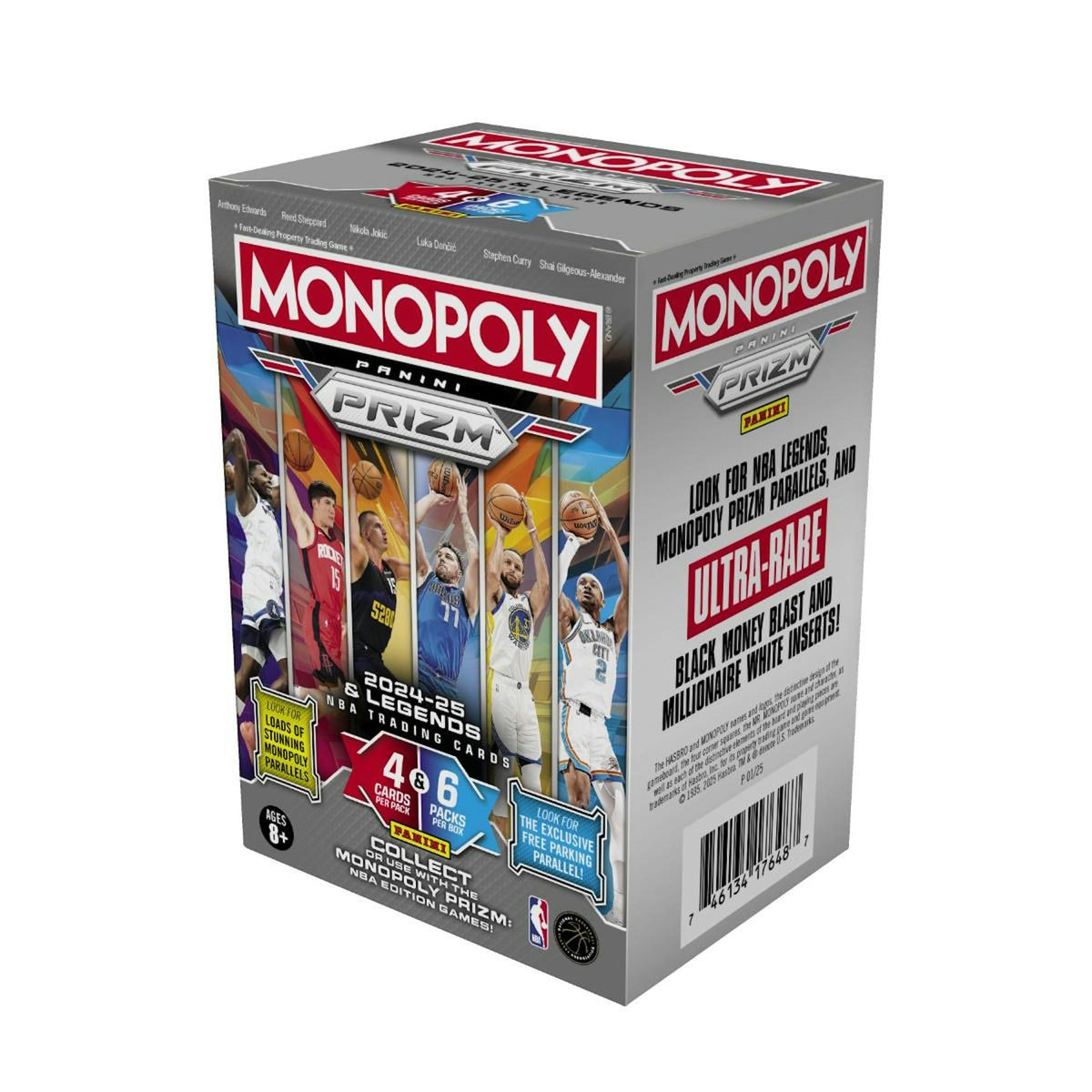 2024/25 Panini Prizm Monopoly Basketball Blaster Box (Millionaire White Inserts!)