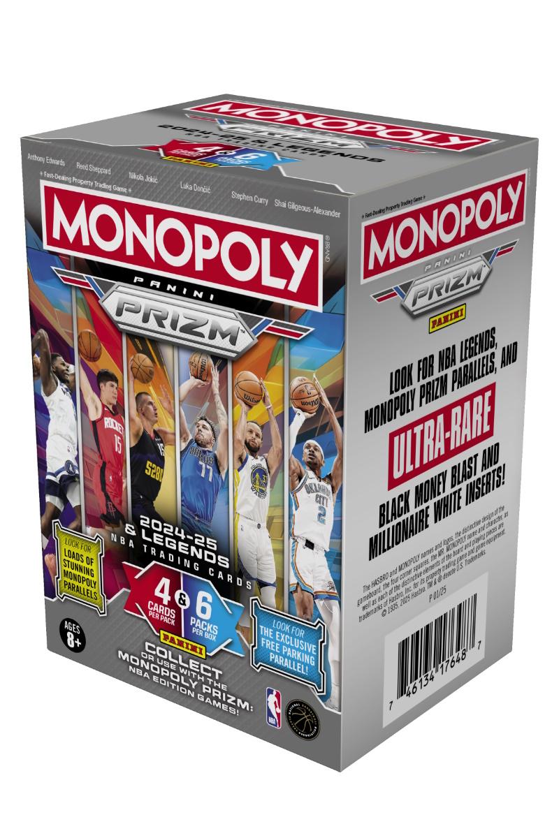 2024/25 Panini Prizm Monopoly Basketball Blaster Box (Millionaire White Inserts!)