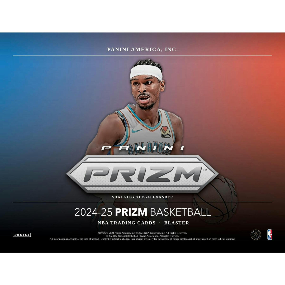 2024/25 Panini Prizm Basketball Blaster Box