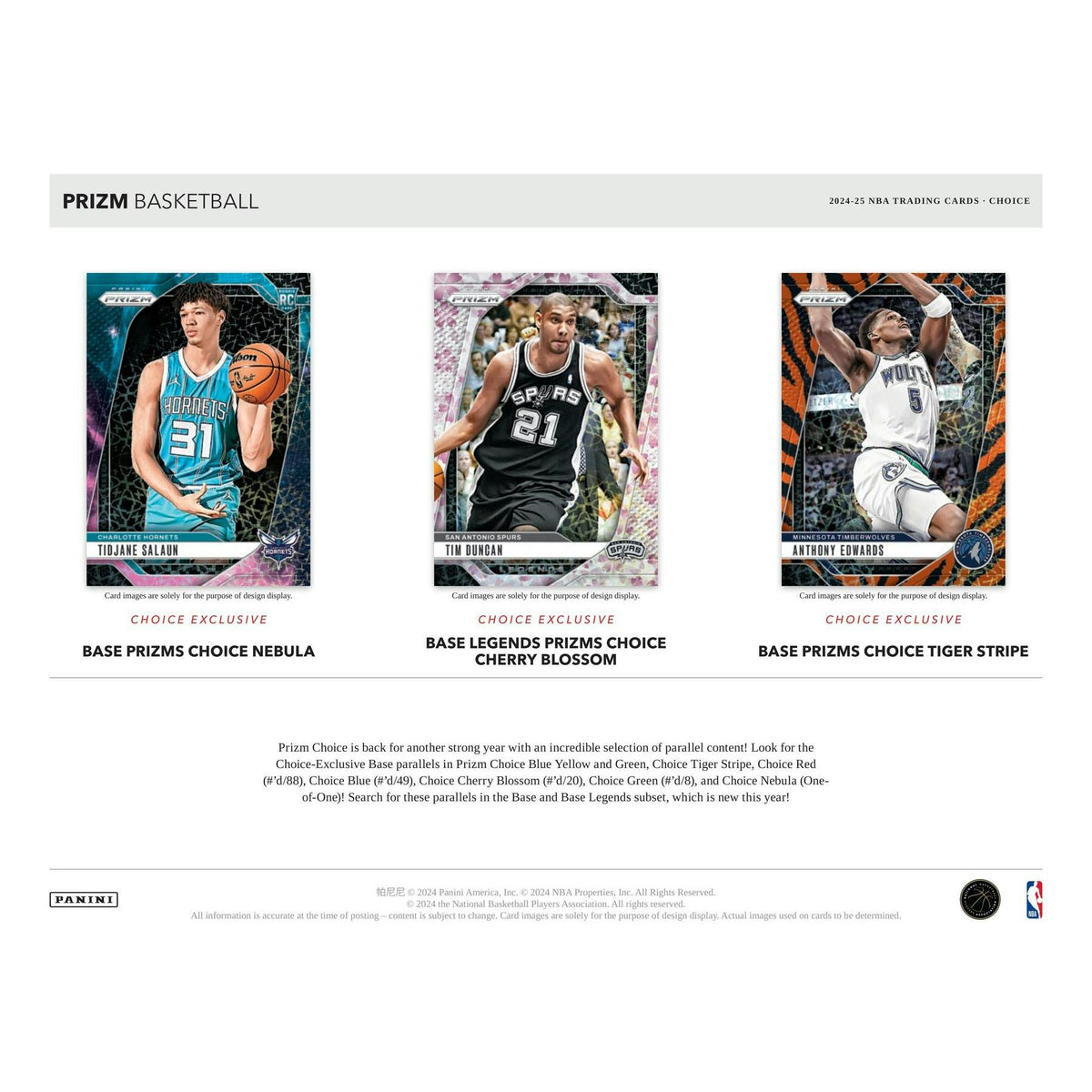2024/25 Panini Prizm Basketball Choice Box