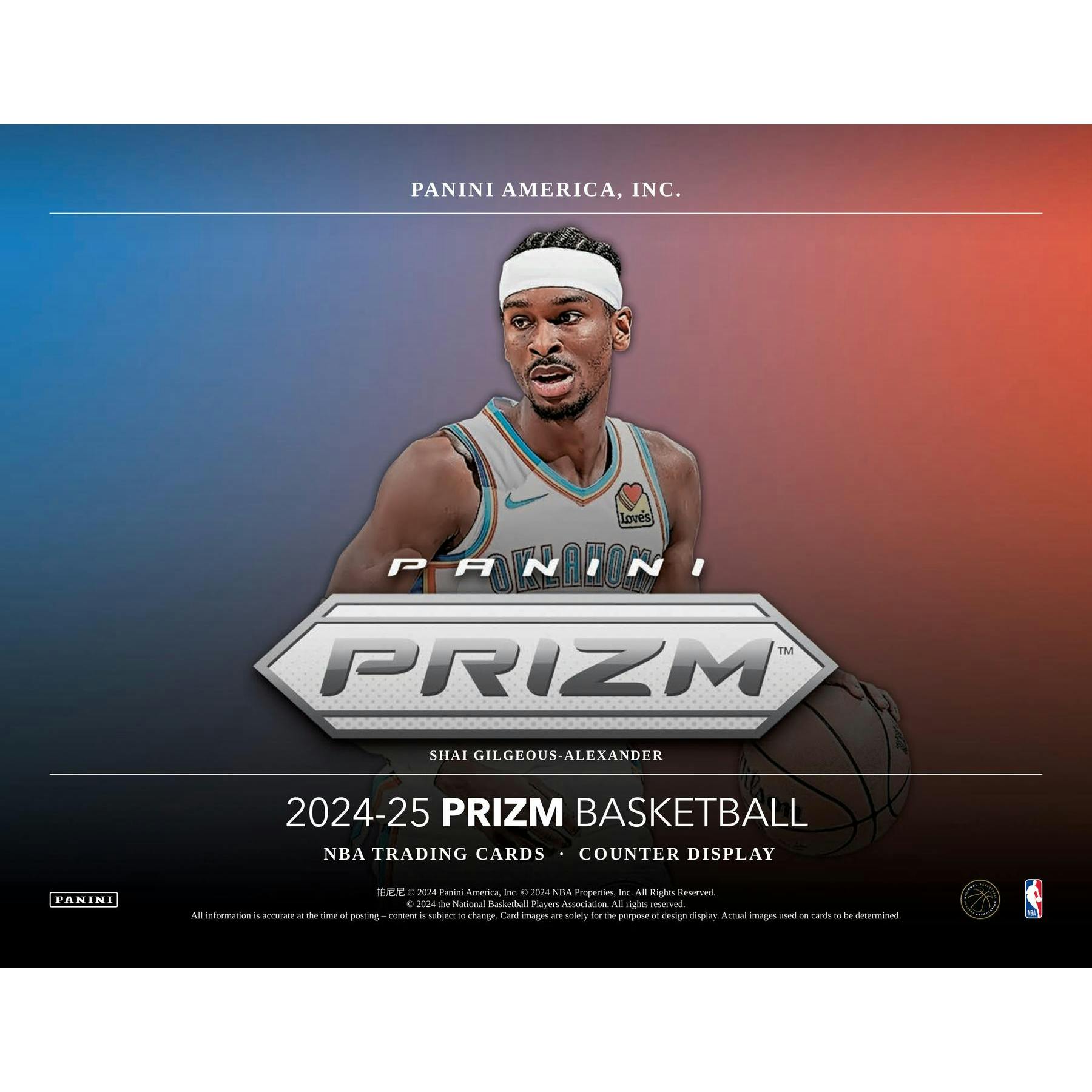 2024/25 Panini Prizm Basketball 24-Pack Retail Box