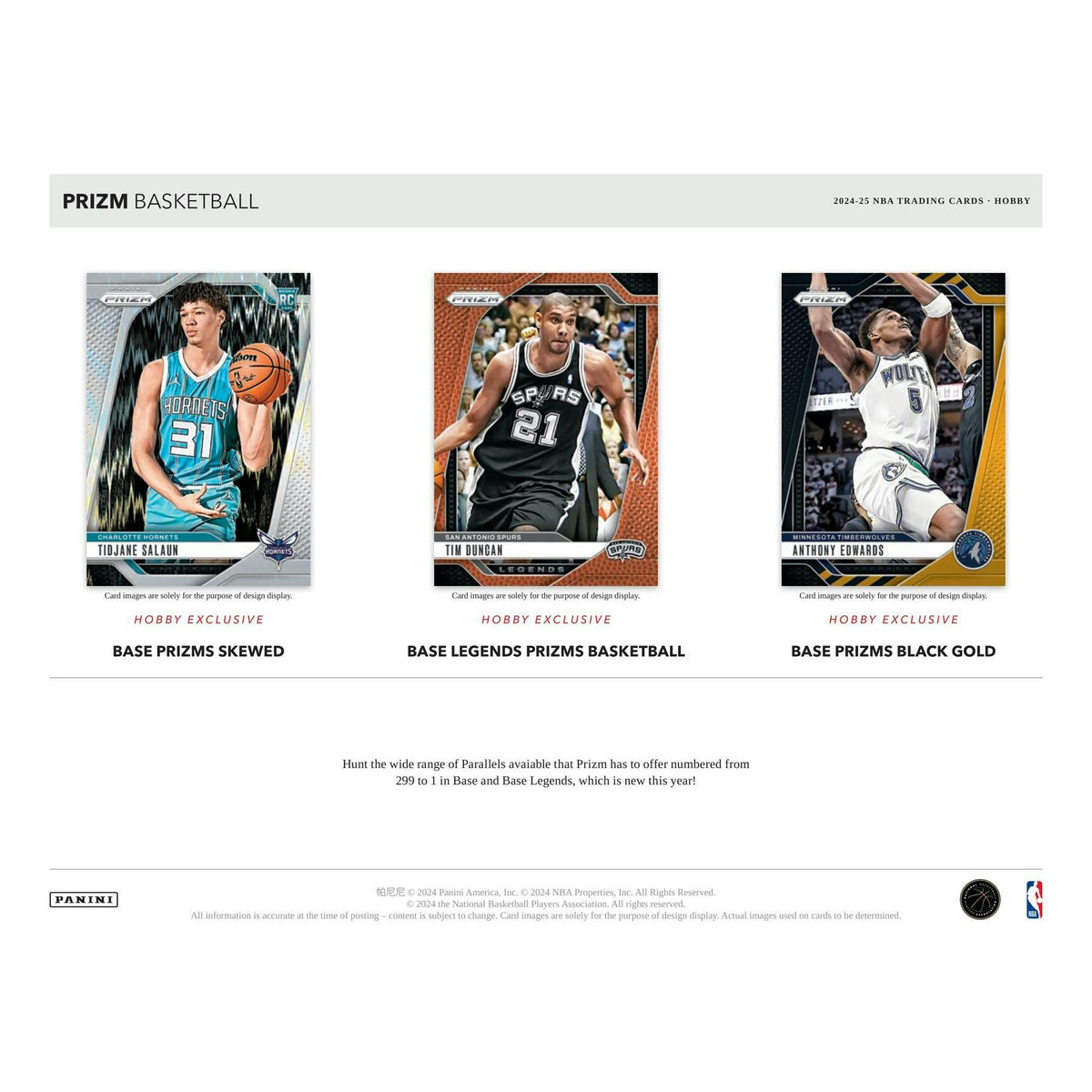 2024/25 Panini Prizm Basketball Hobby 12-Box Case
