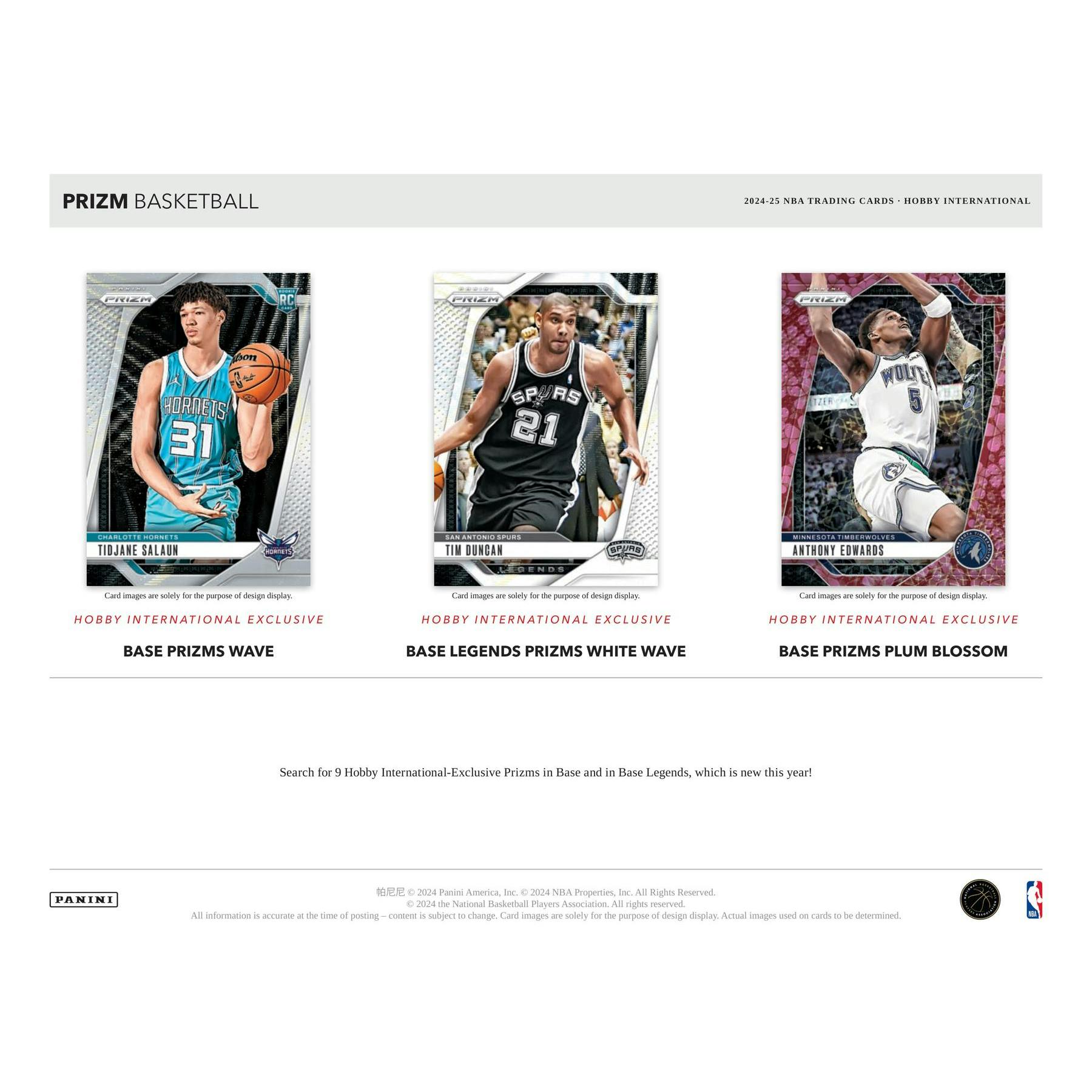 2024/25 Panini Prizm Basketball International Hobby Box