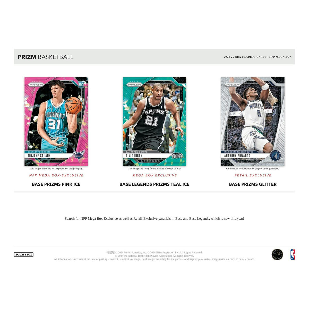 2024/25 Panini Prizm Basketball Mega Box (Pink Ice Prizms!)