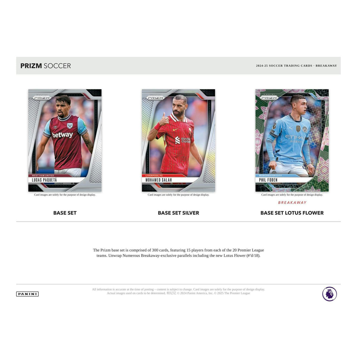 2024/25 Panini Prizm Premier League EPL Soccer Breakaway Box