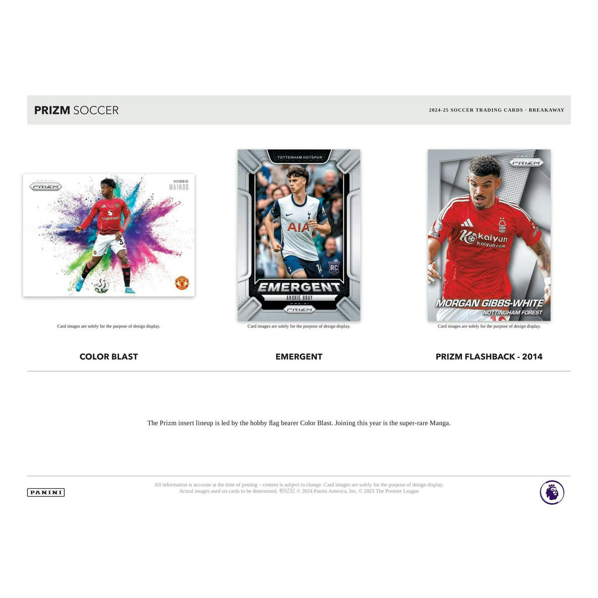 2024/25 Panini Prizm Premier League EPL Soccer Breakaway Box