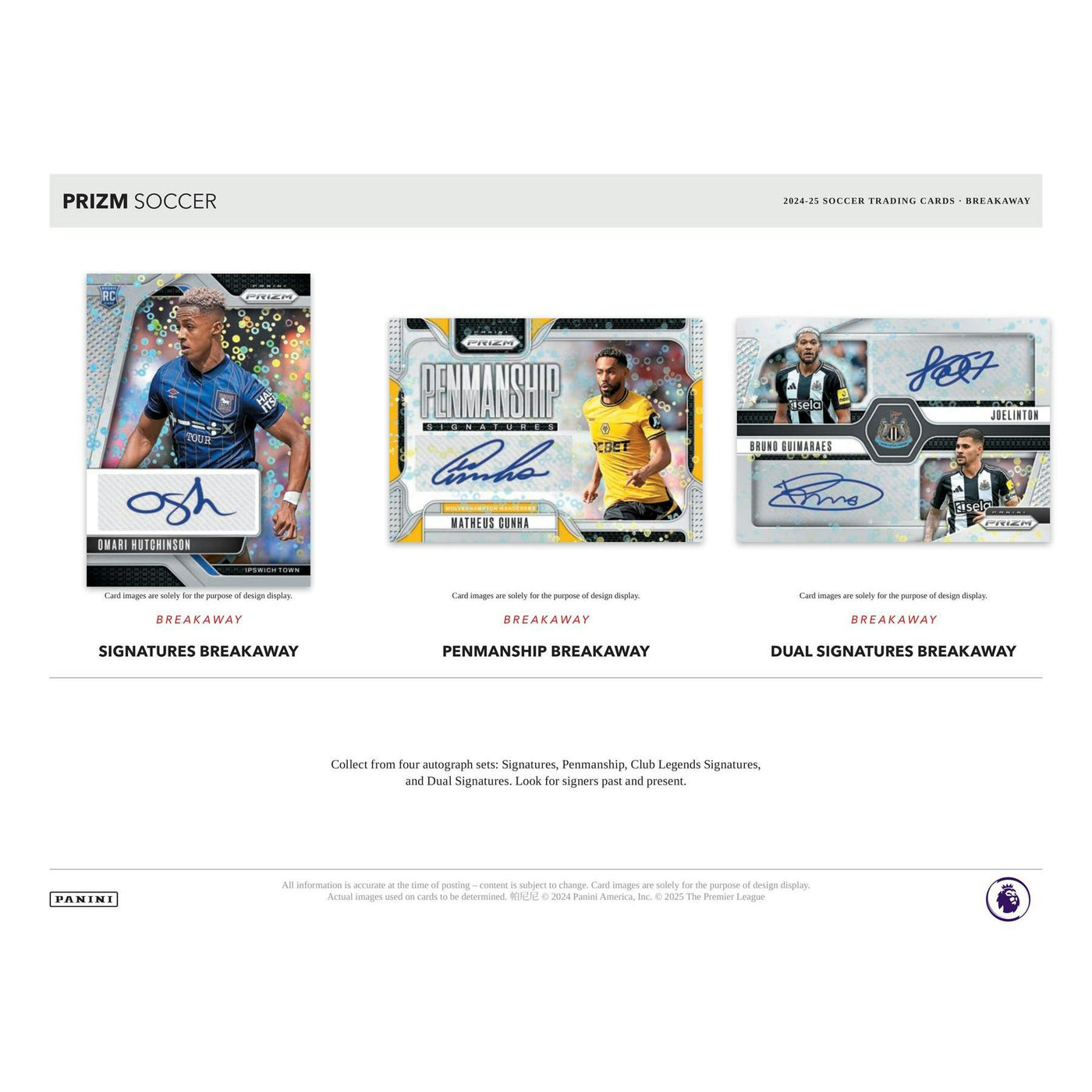 2024/25 Panini Prizm Premier League EPL Soccer Breakaway Box