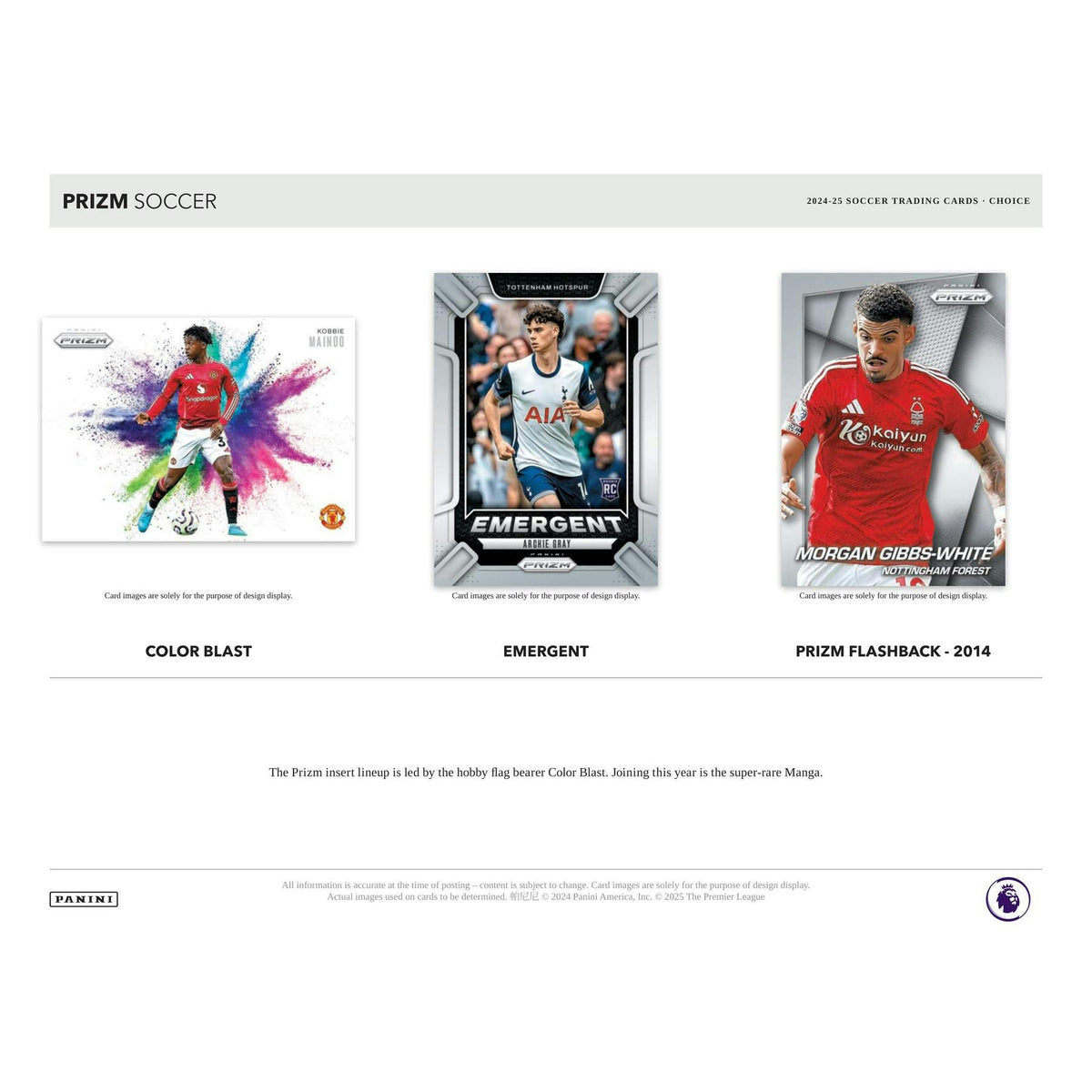 2024/25 Panini Prizm Premier League EPL Soccer Choice Box