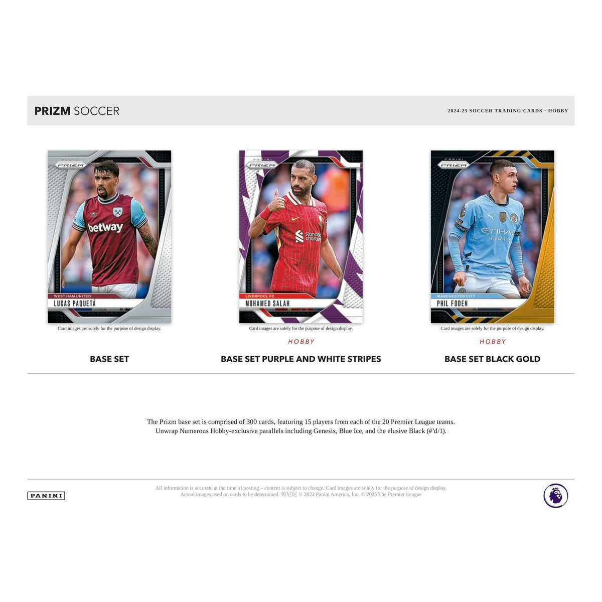 2024/25 Panini Prizm Premier League EPL Soccer Hobby Box