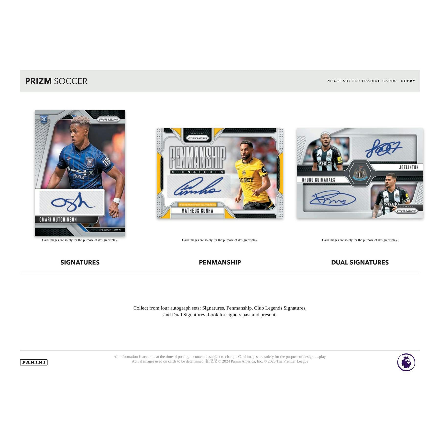 2024/25 Panini Prizm Premier League EPL Soccer Hobby Box