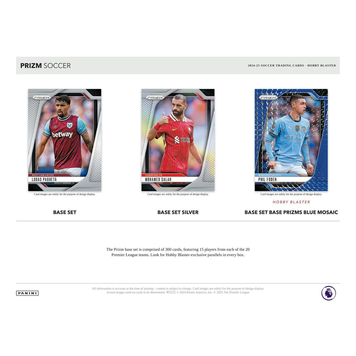 2024/25 Panini Prizm Premier League EPL Soccer Blaster Hobby Box