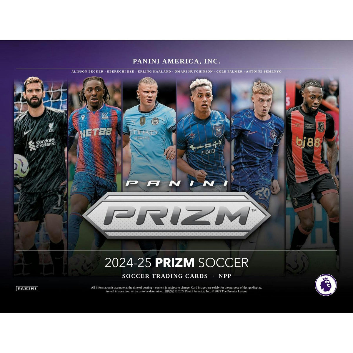 2024/25 Panini Prizm Premier League EPL Soccer 24-Pack Retail 20-Box Case