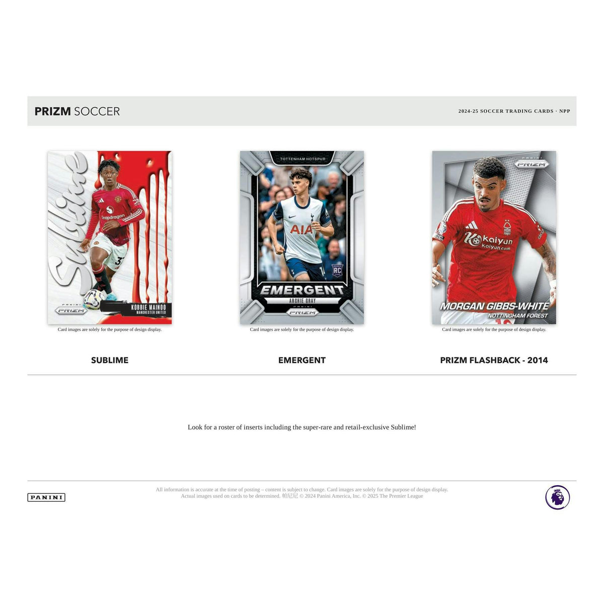 2024/25 Panini Prizm Premier League EPL Soccer 24-Pack Retail Box