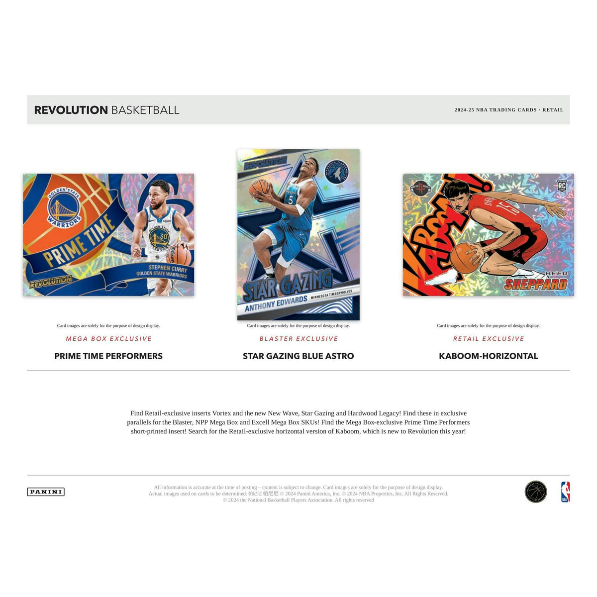 2024/25 Panini Revolution Basketball Blaster Box