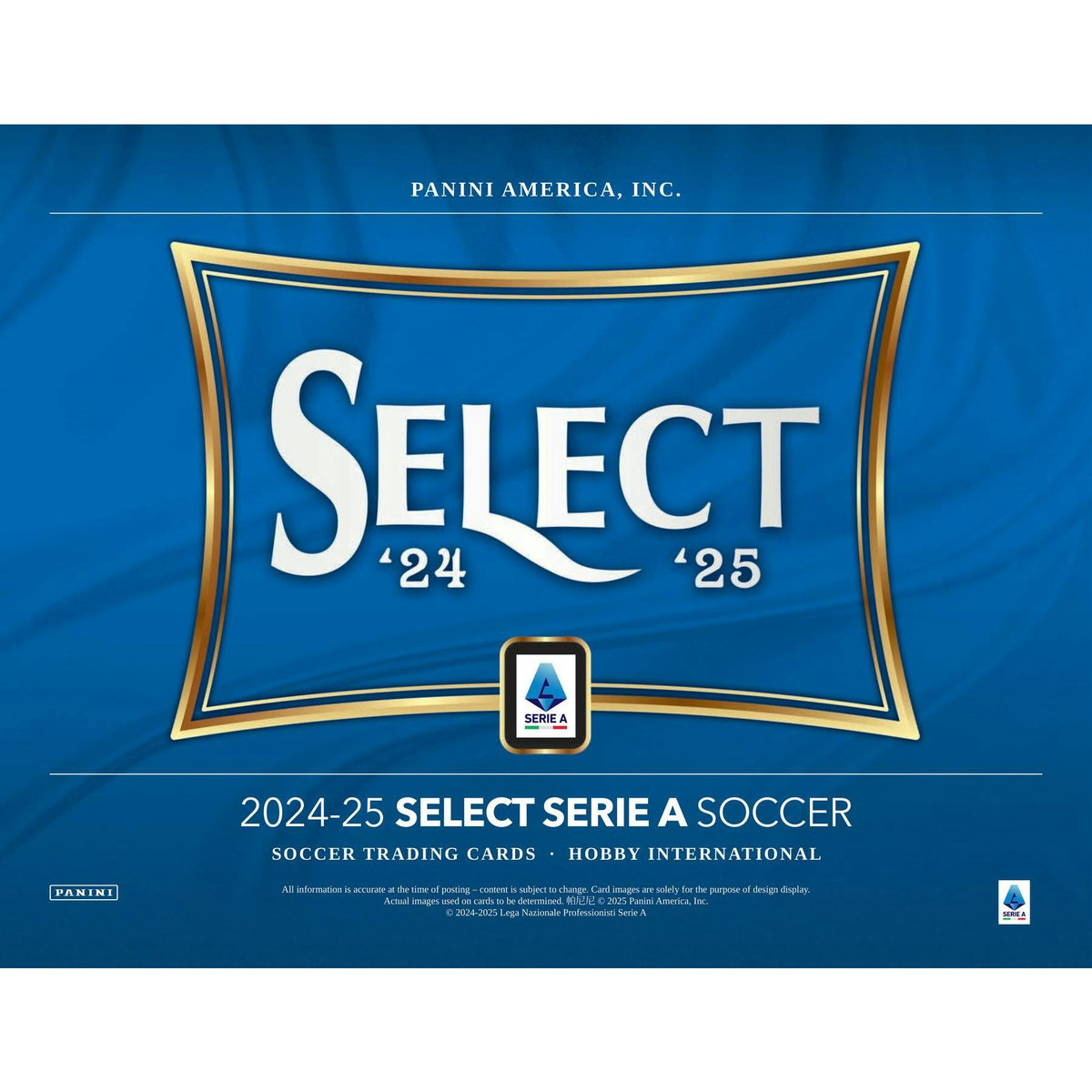 2024/25 Panini Select Serie A Soccer International Hobby Box