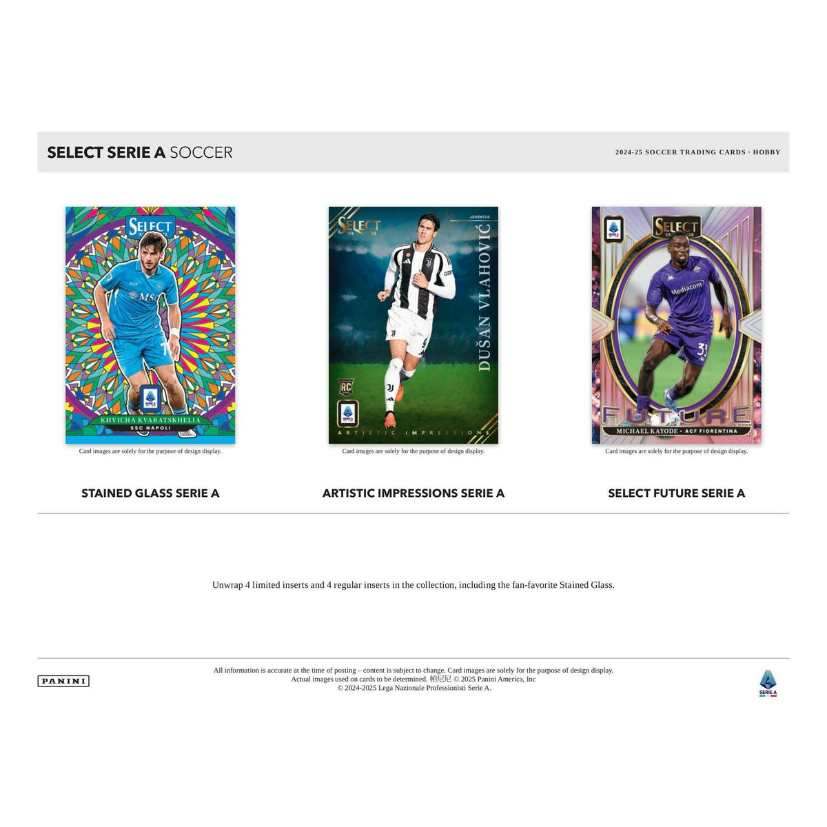 2024/25 Panini Select Serie A Soccer Hobby 12-Box Case