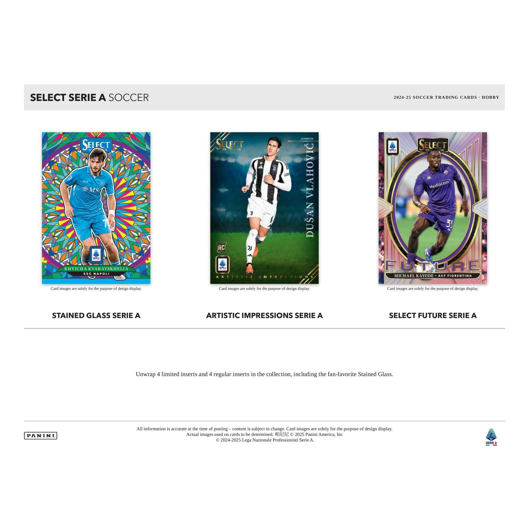 2024/25 Panini Select Serie A Soccer Hobby Box
