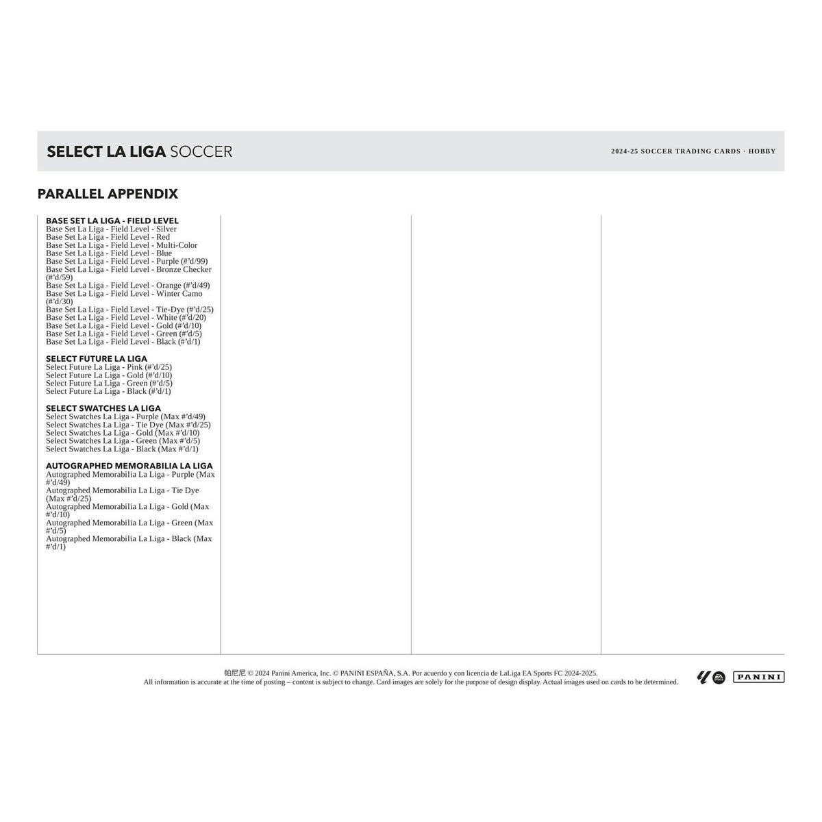 2024/25 Panini Select La Liga Soccer Hobby Box