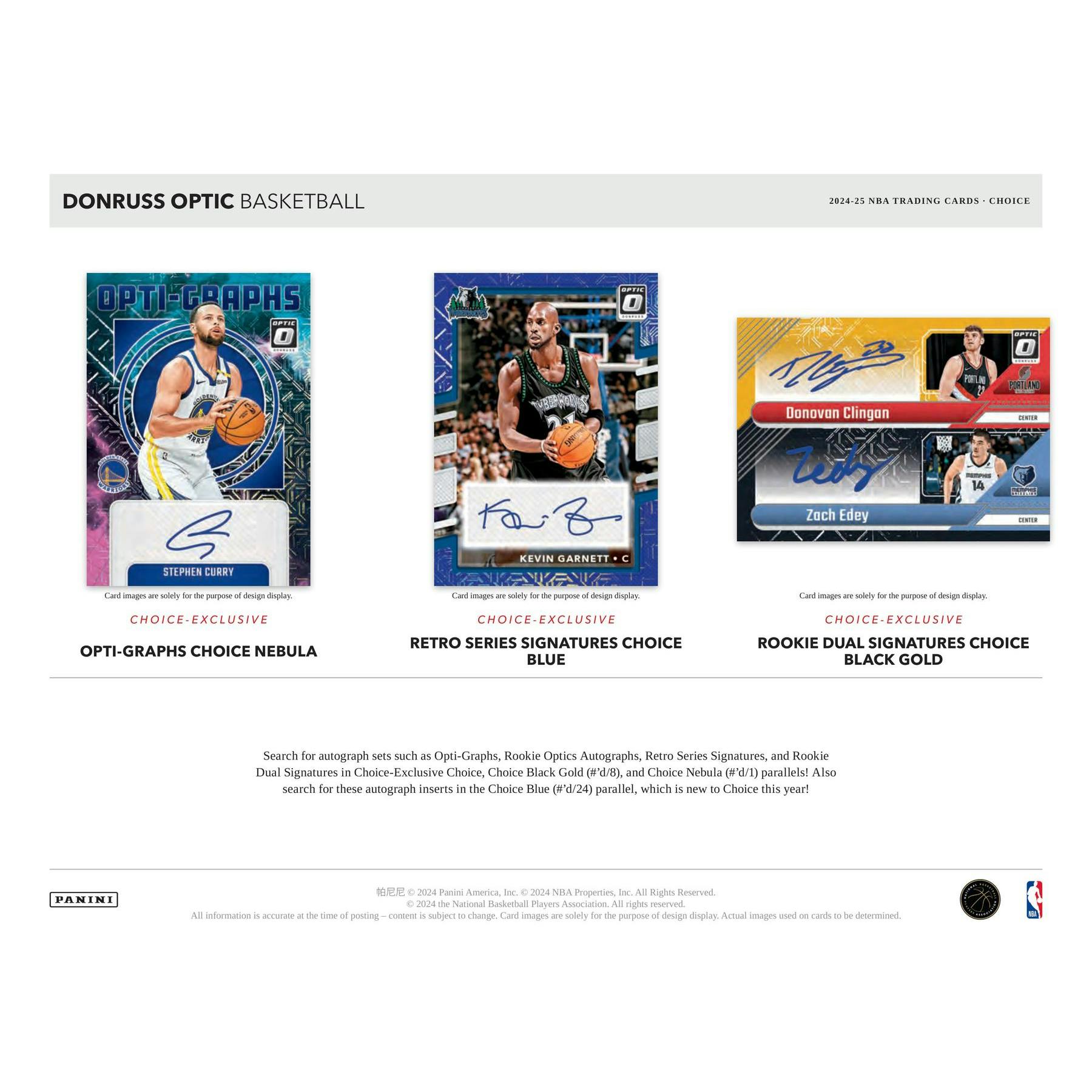 2024/25 Panini Donruss Optic Basketball Choice Box