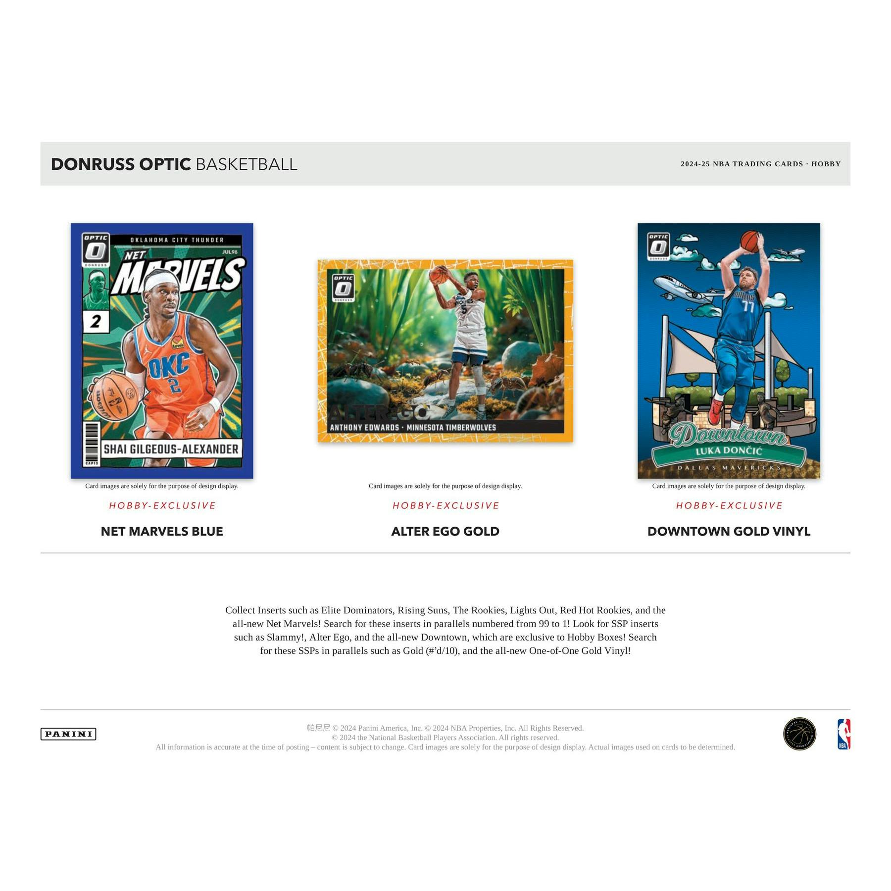 2024/25 Panini Donruss Optic Basketball Hobby Box