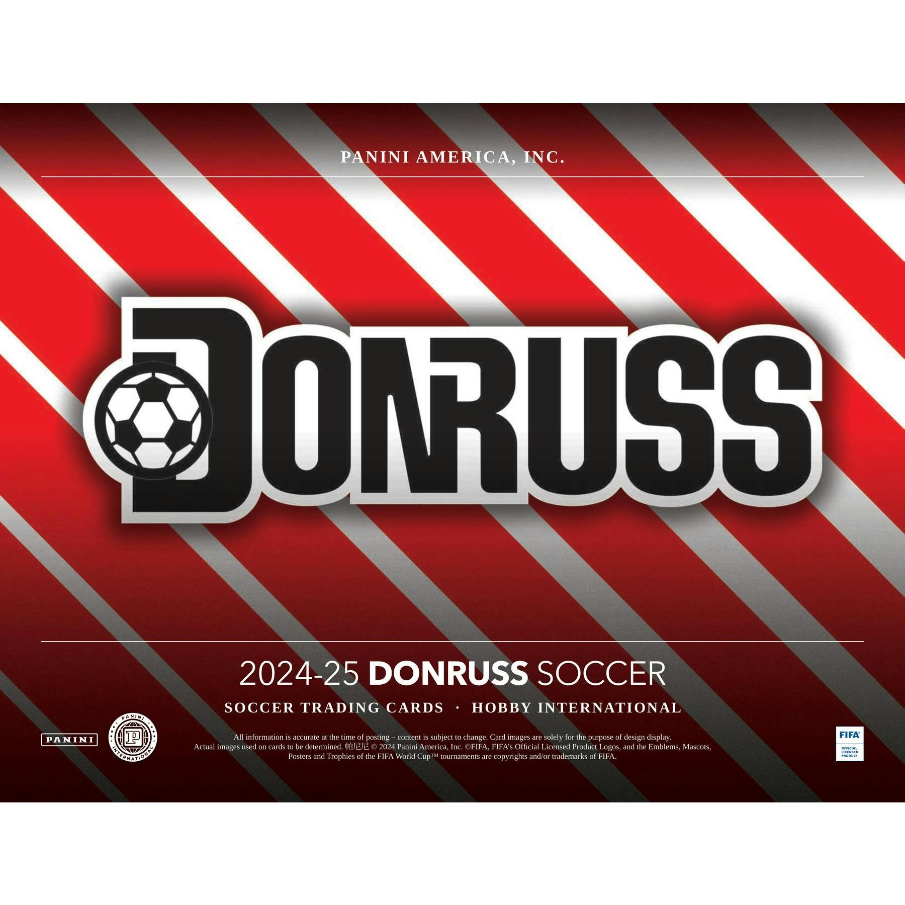 2024/25 Panini Donruss Soccer International Hobby Pack