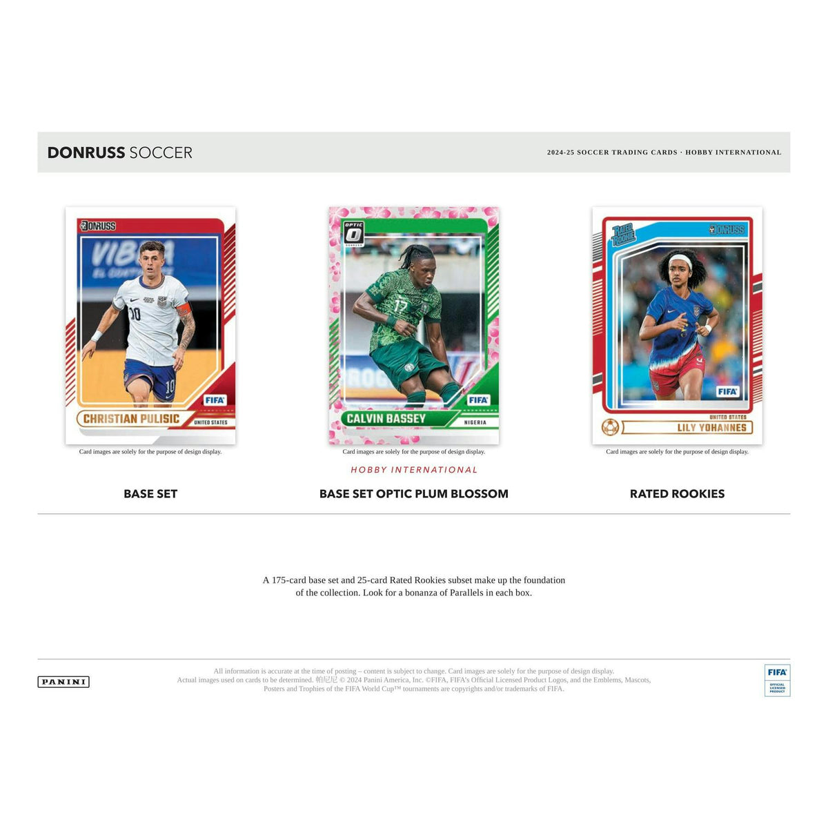 2024/25 Panini Donruss Soccer International Hobby Pack