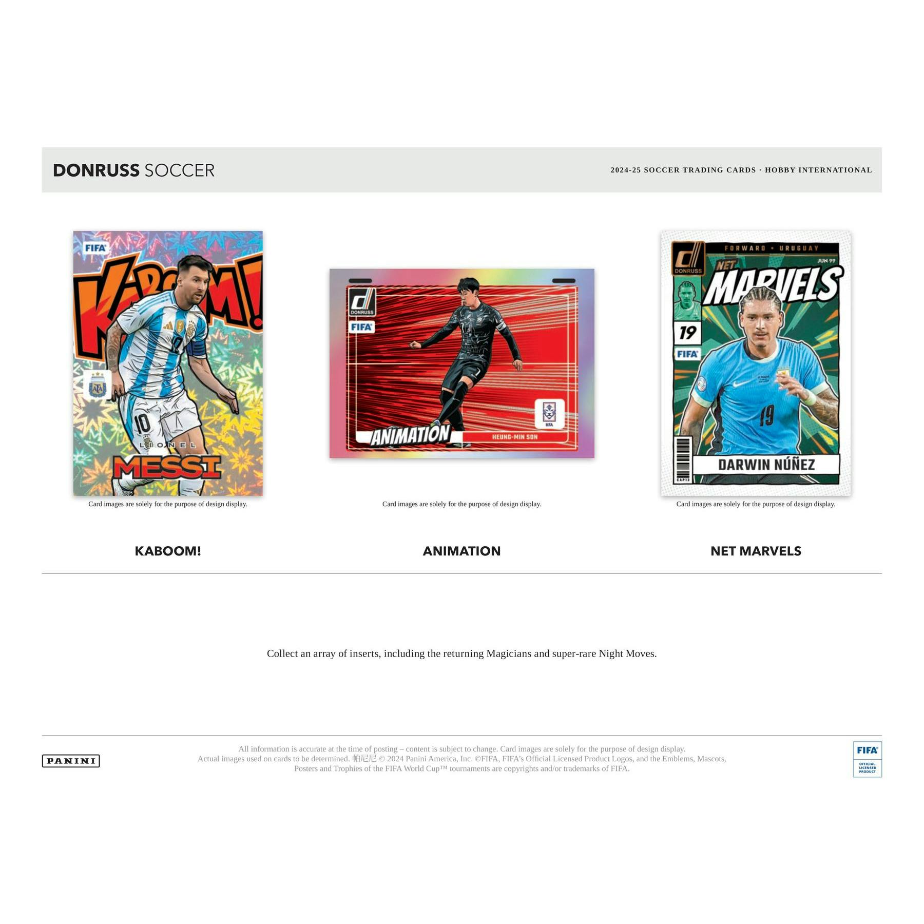 2024/25 Panini Donruss Soccer International Hobby Pack