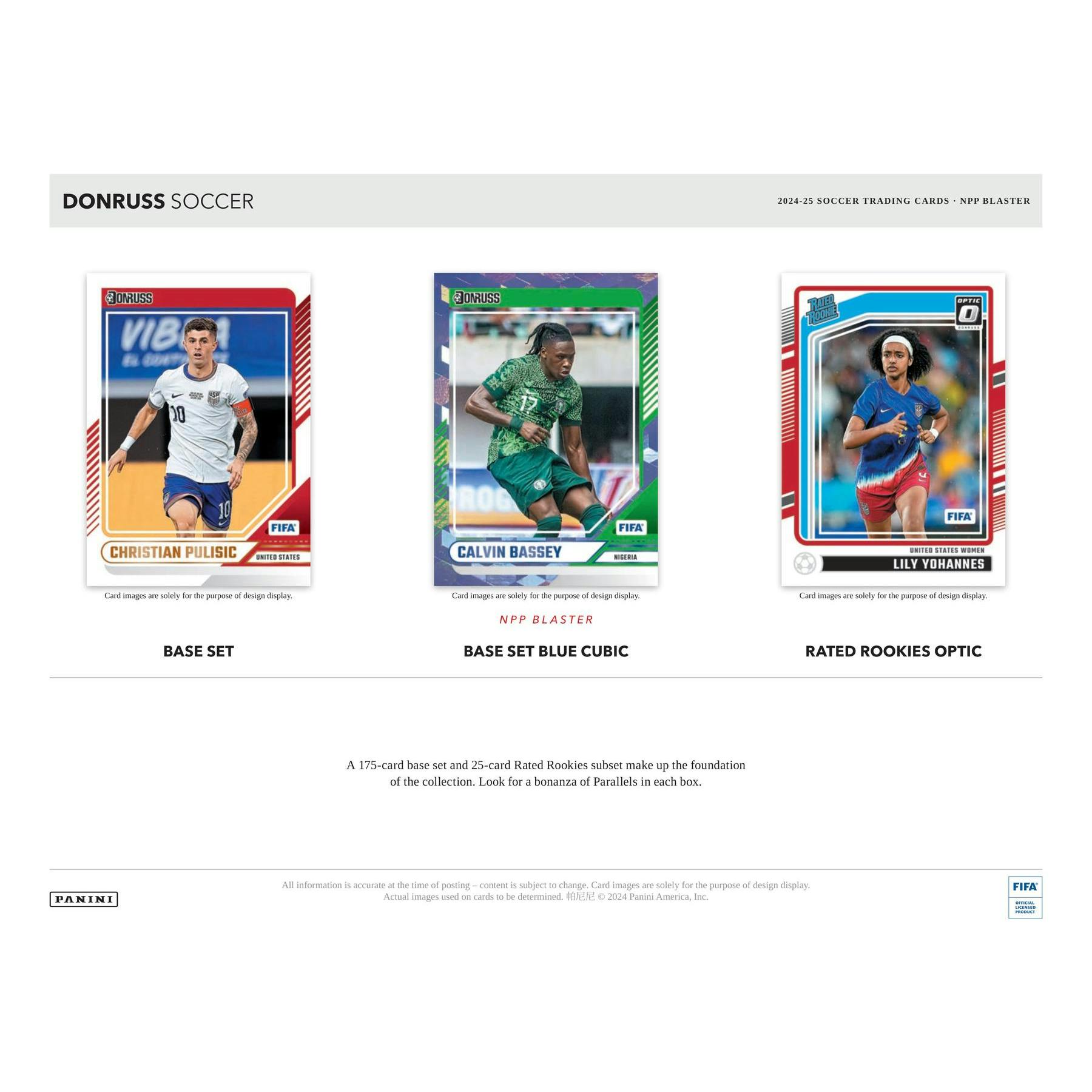 2024/25 Panini Donruss Soccer Blaster Box (Blue Cubic Parallels!)