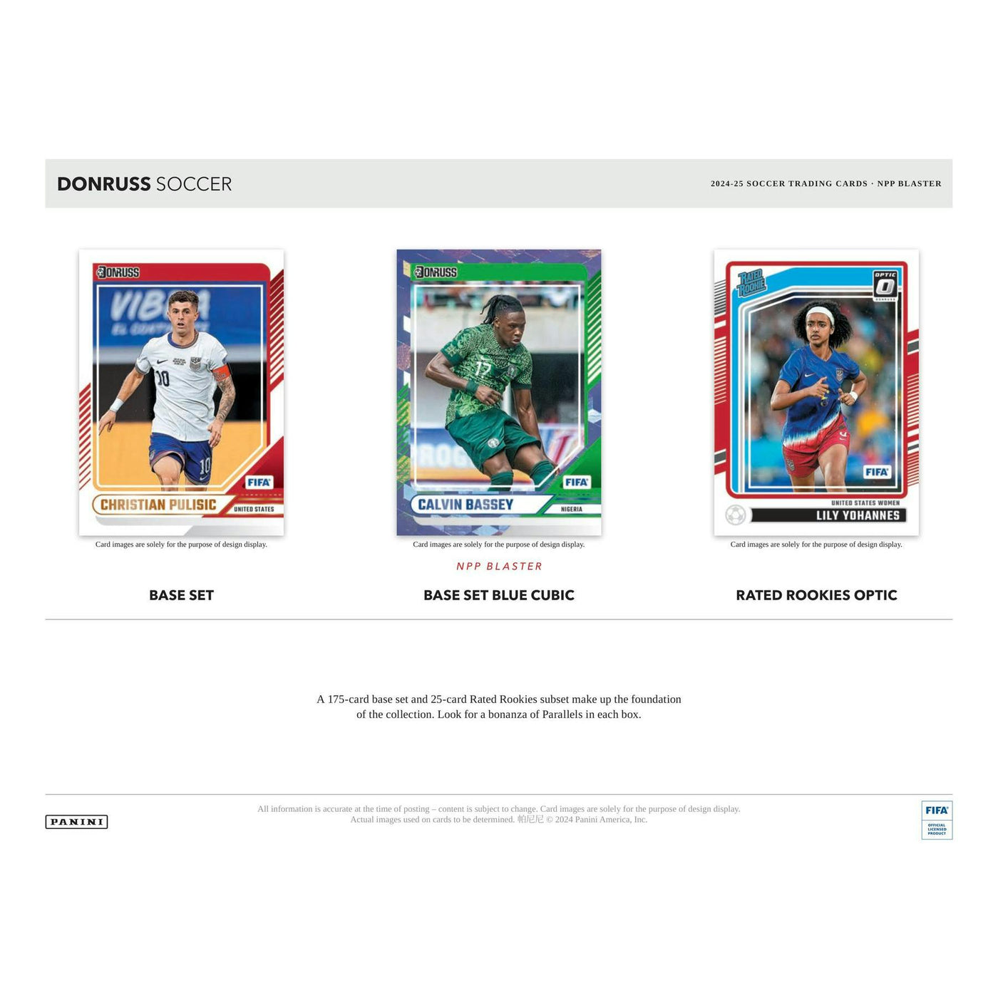 2024/25 Panini Donruss Soccer Blaster Pack (Blue Cubic Parallels!)