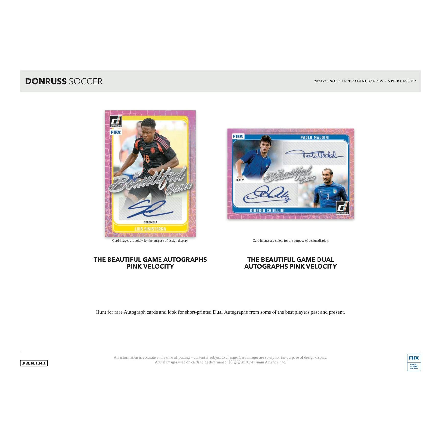 2024/25 Panini Donruss Soccer Blaster Pack (Blue Cubic Parallels!)
