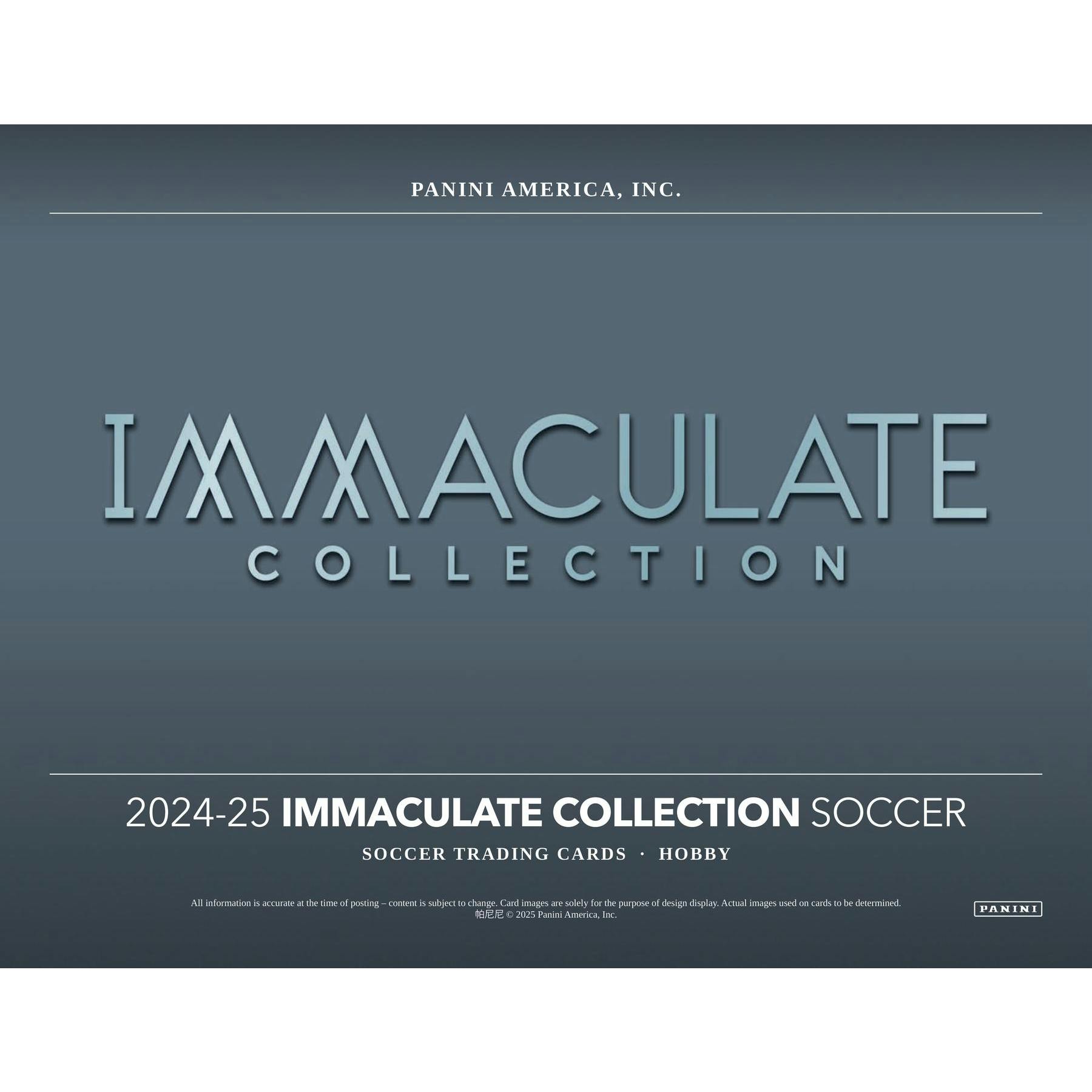 2024/25 Panini Immaculate Soccer Hobby 6-Box Case