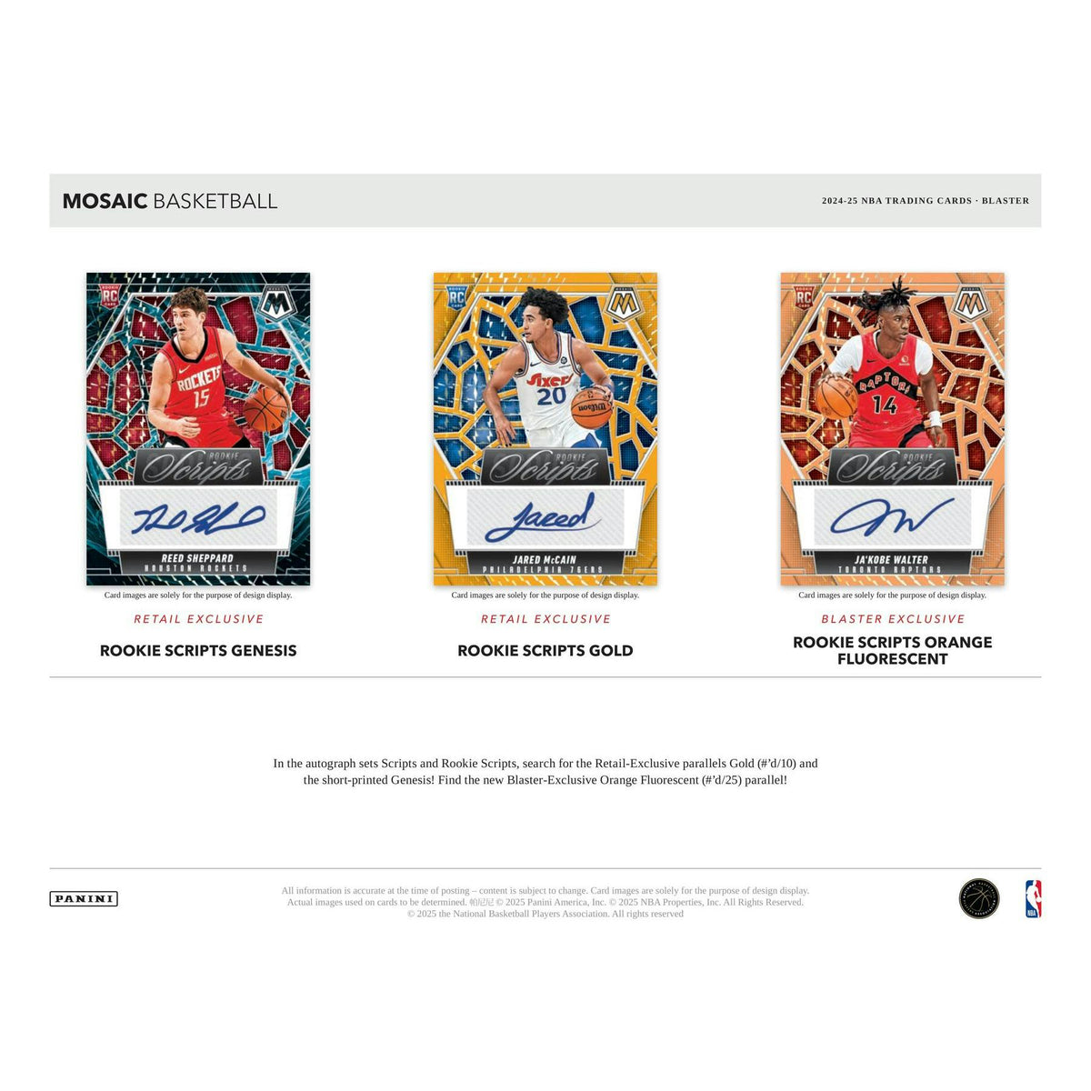 2024/25 Panini Mosaic Basketball Blaster Box