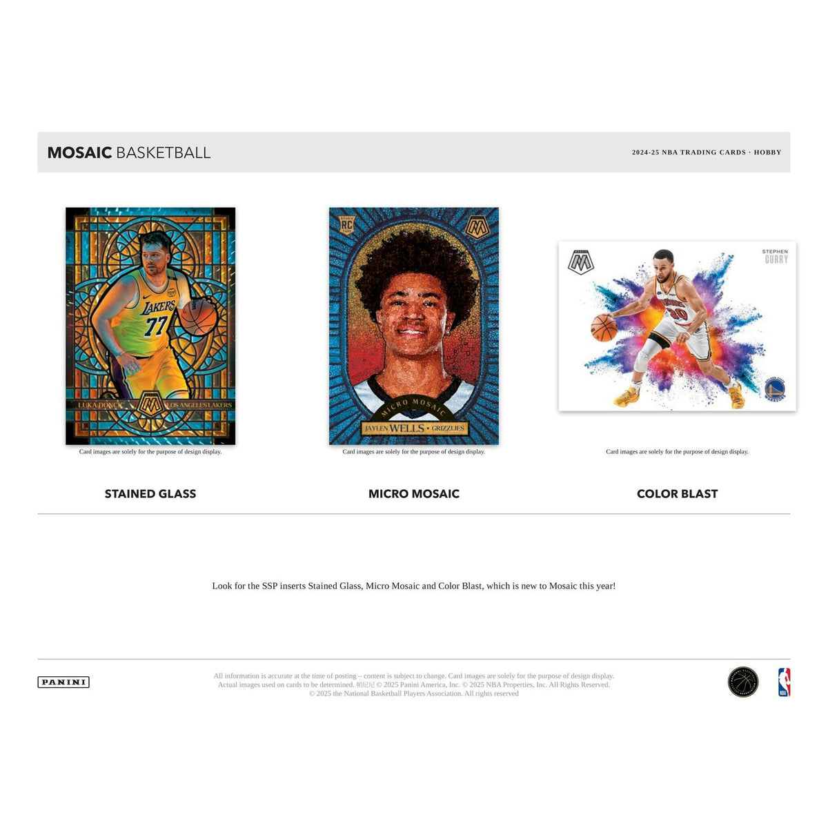 2024/25 Panini Mosaic Basketball Hobby Box