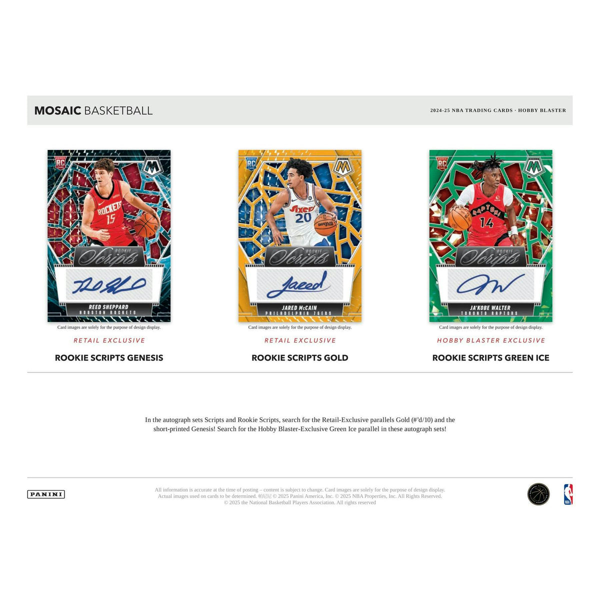 2024/25 Panini Mosaic Basketball Blaster Hobby Box