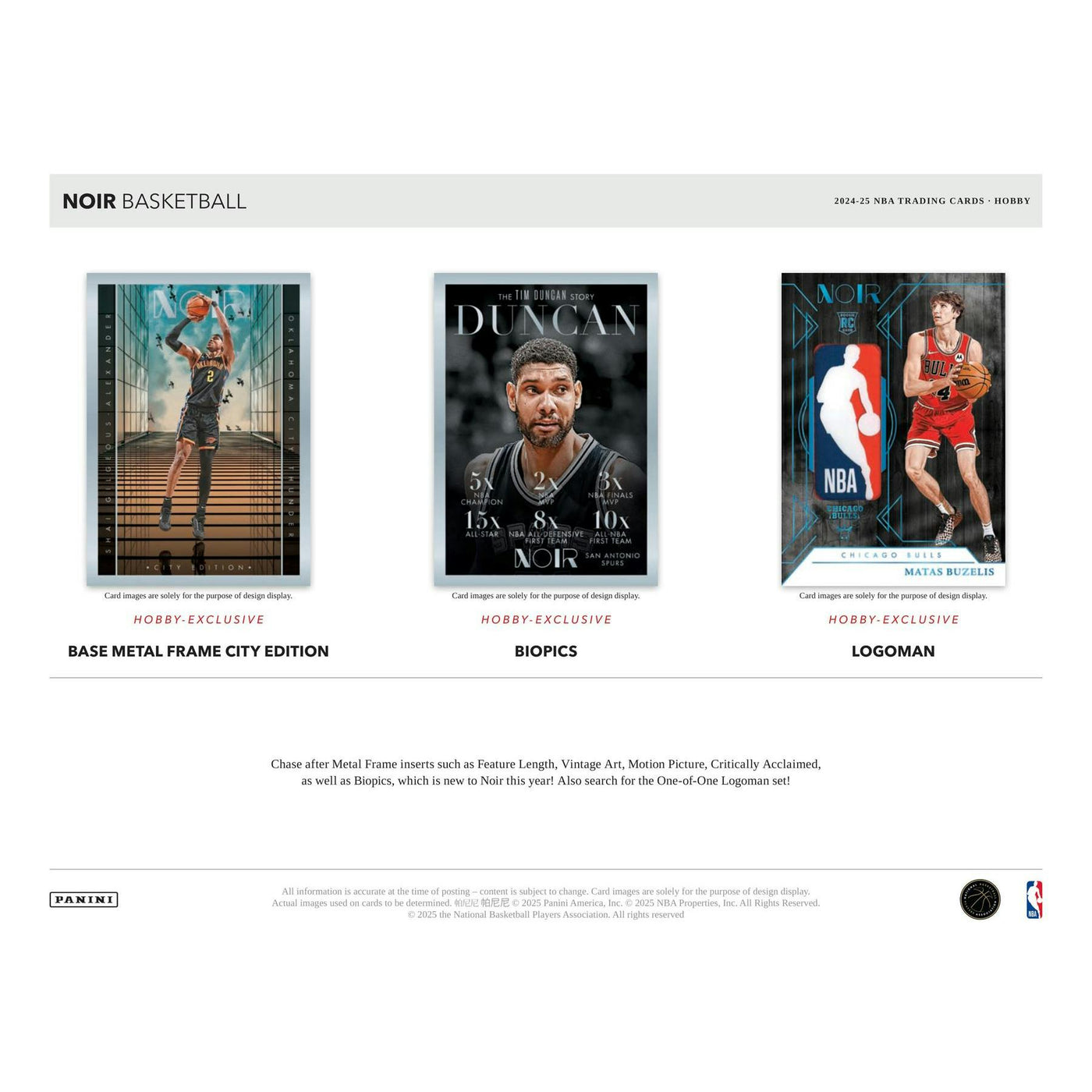 2024/25 Panini Noir Basketball Hobby 4-Box Case
