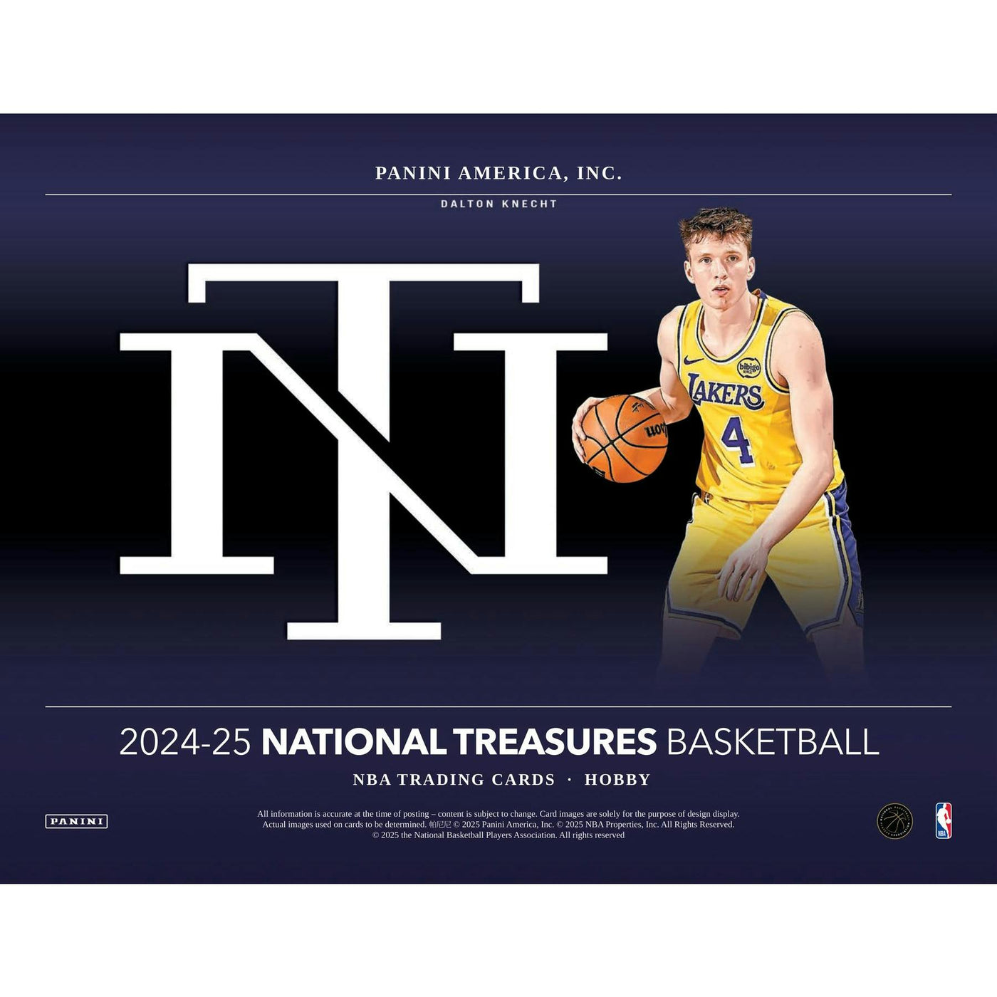 2024/25 Panini National Treasures Basketball Hobby 4-Box Case