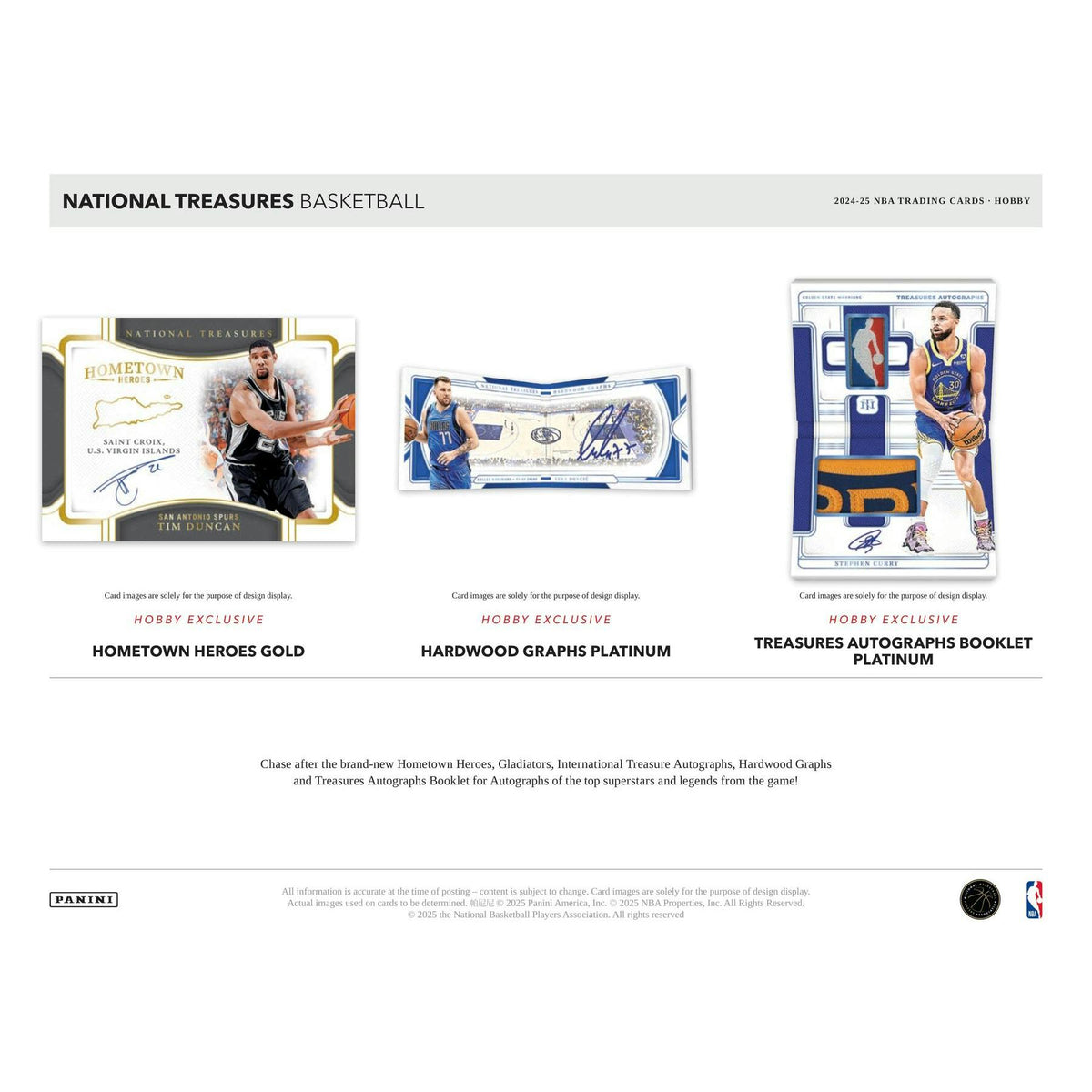 2024/25 Panini National Treasures Basketball Hobby 4-Box Case