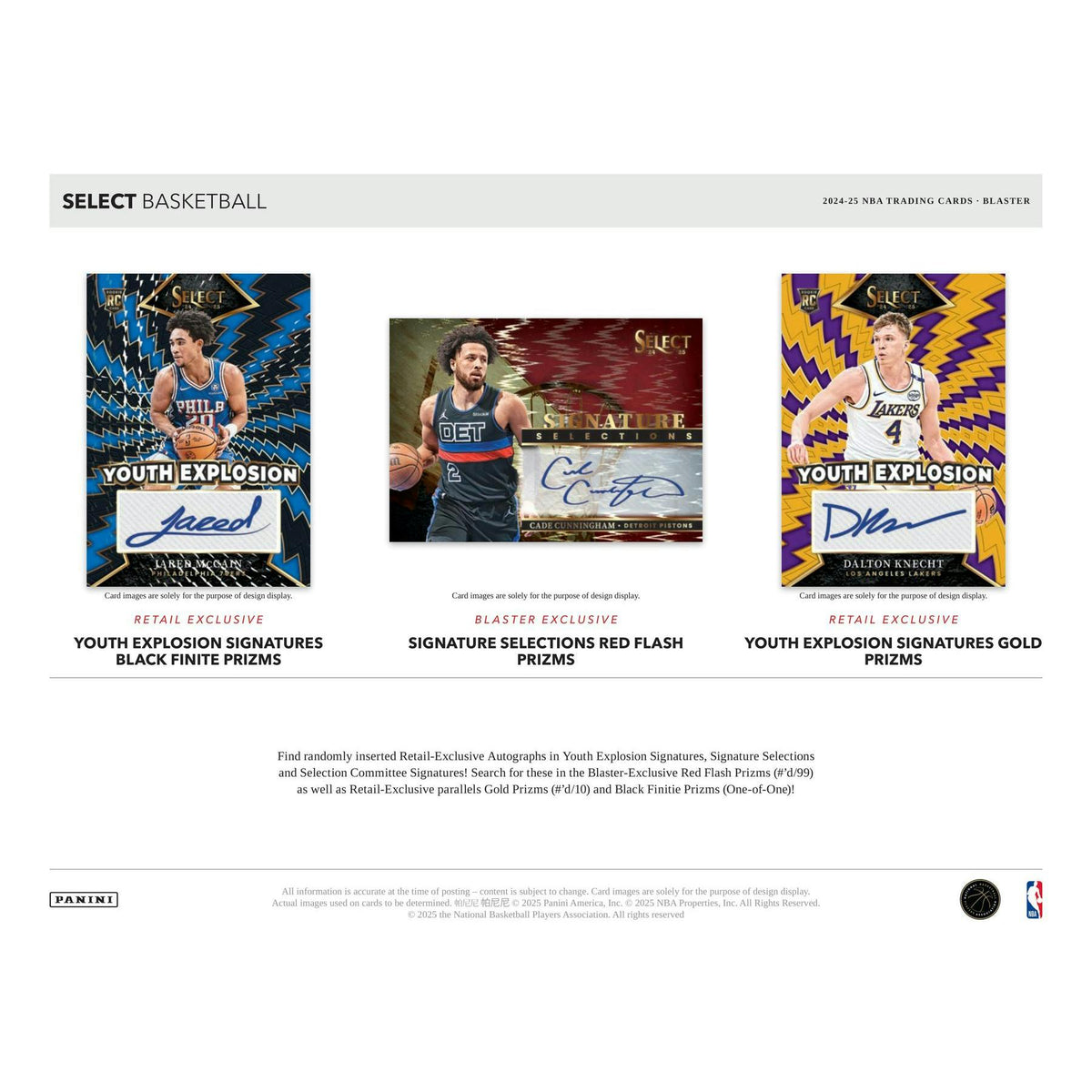 2024/25 Panini Select Basketball Blaster Box