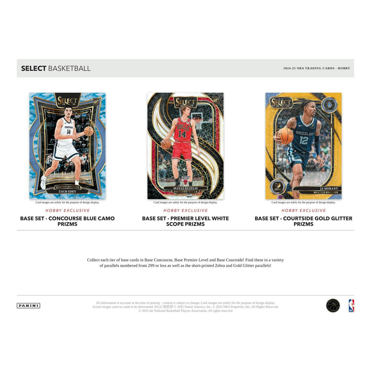 2024/25 Panini Select Basketball Hobby Pack