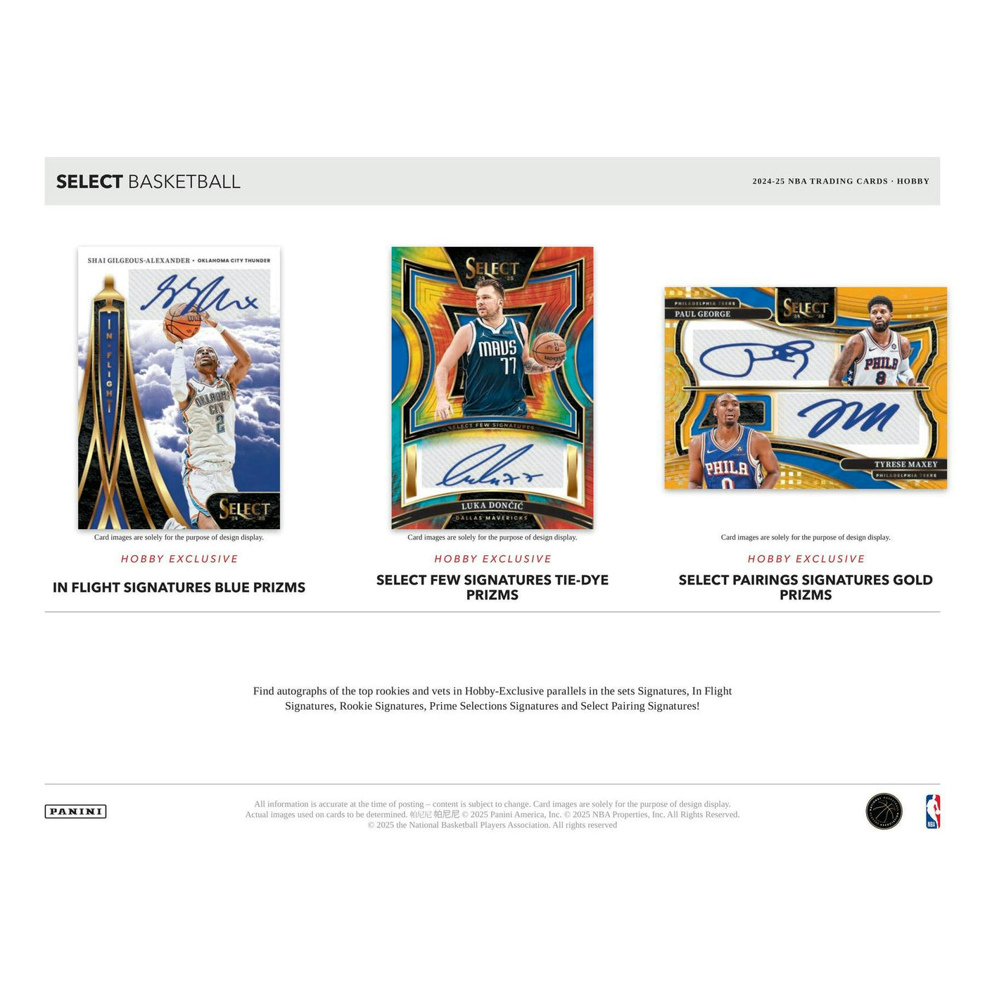 2024/25 Panini Select Basketball Hobby Pack