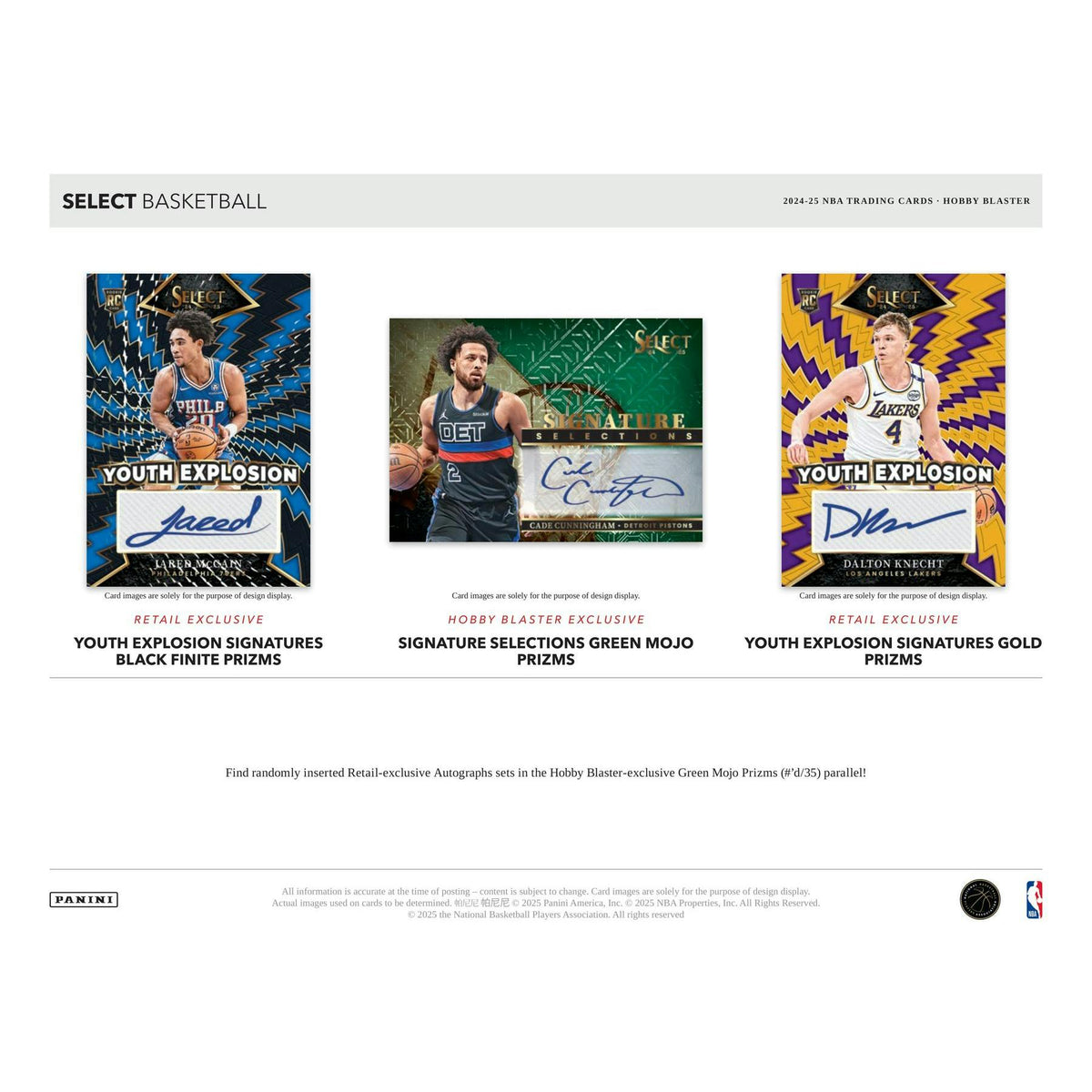 2024/25 Panini Select Basketball Blaster Hobby Box