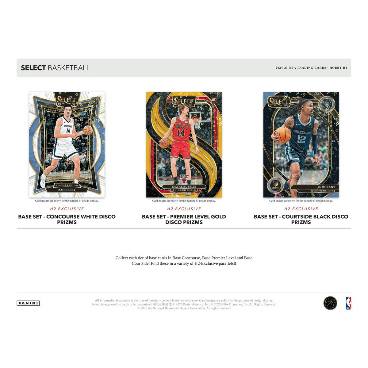 2024/25 Panini Select Basketball H2 Box