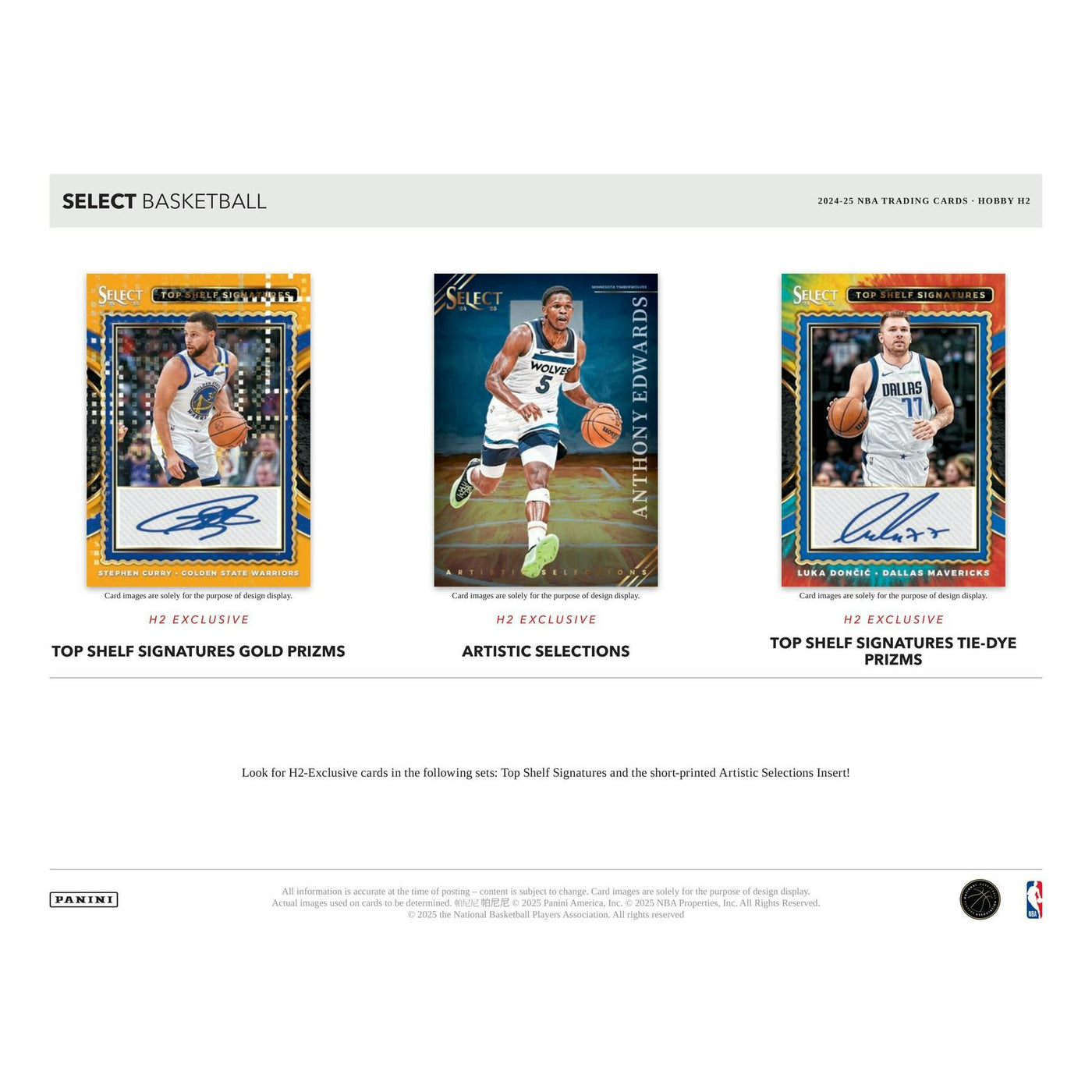 2024/25 Panini Select Basketball H2 Box