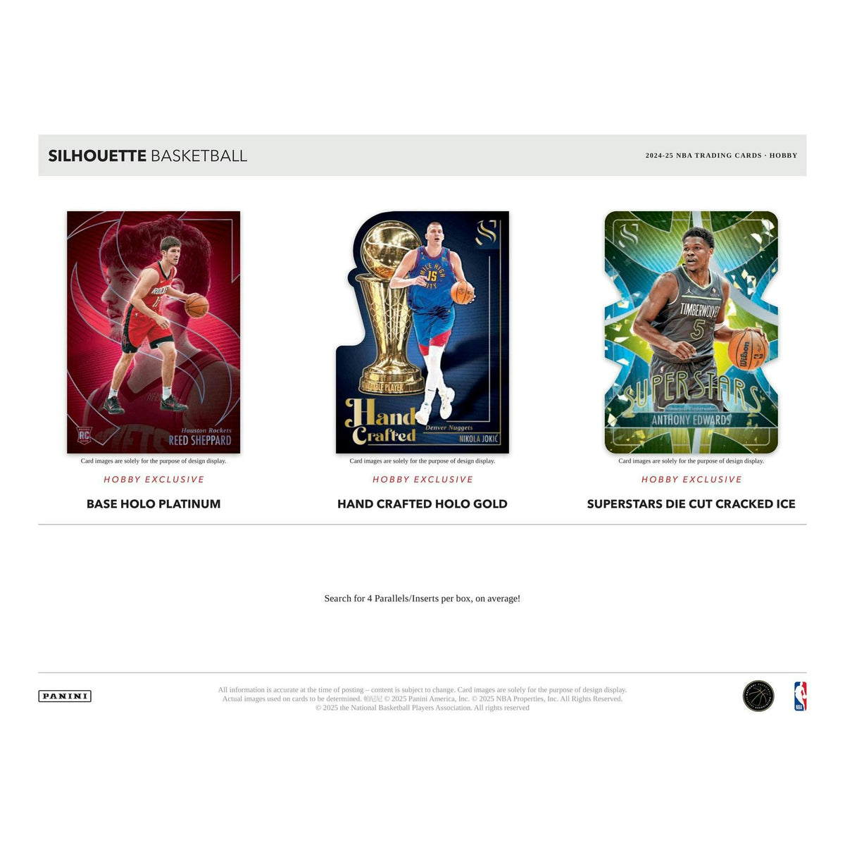 2024/25 Panini Silhouette Basketball Hobby 10-Box Case