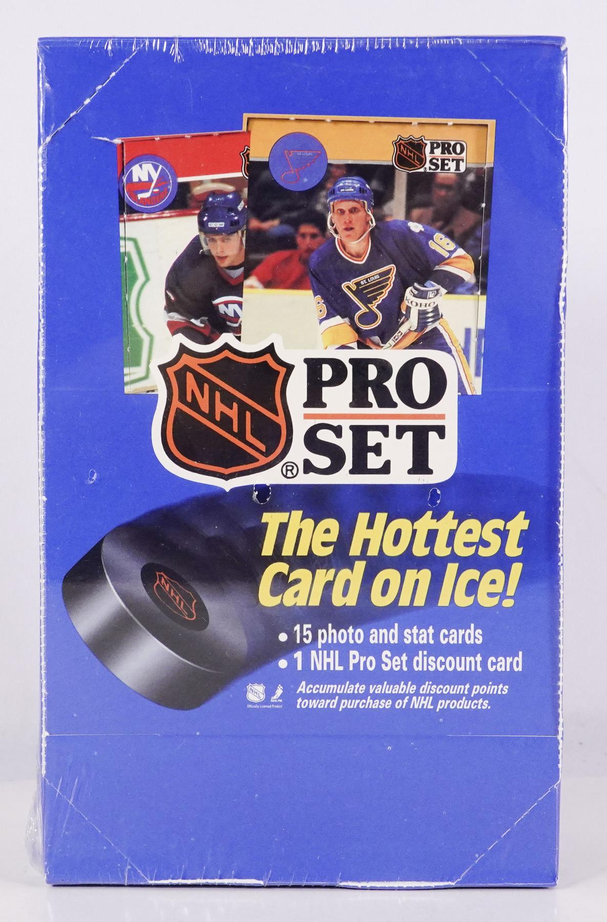 1990/91 Pro Set Series 1 Hockey Wax Box