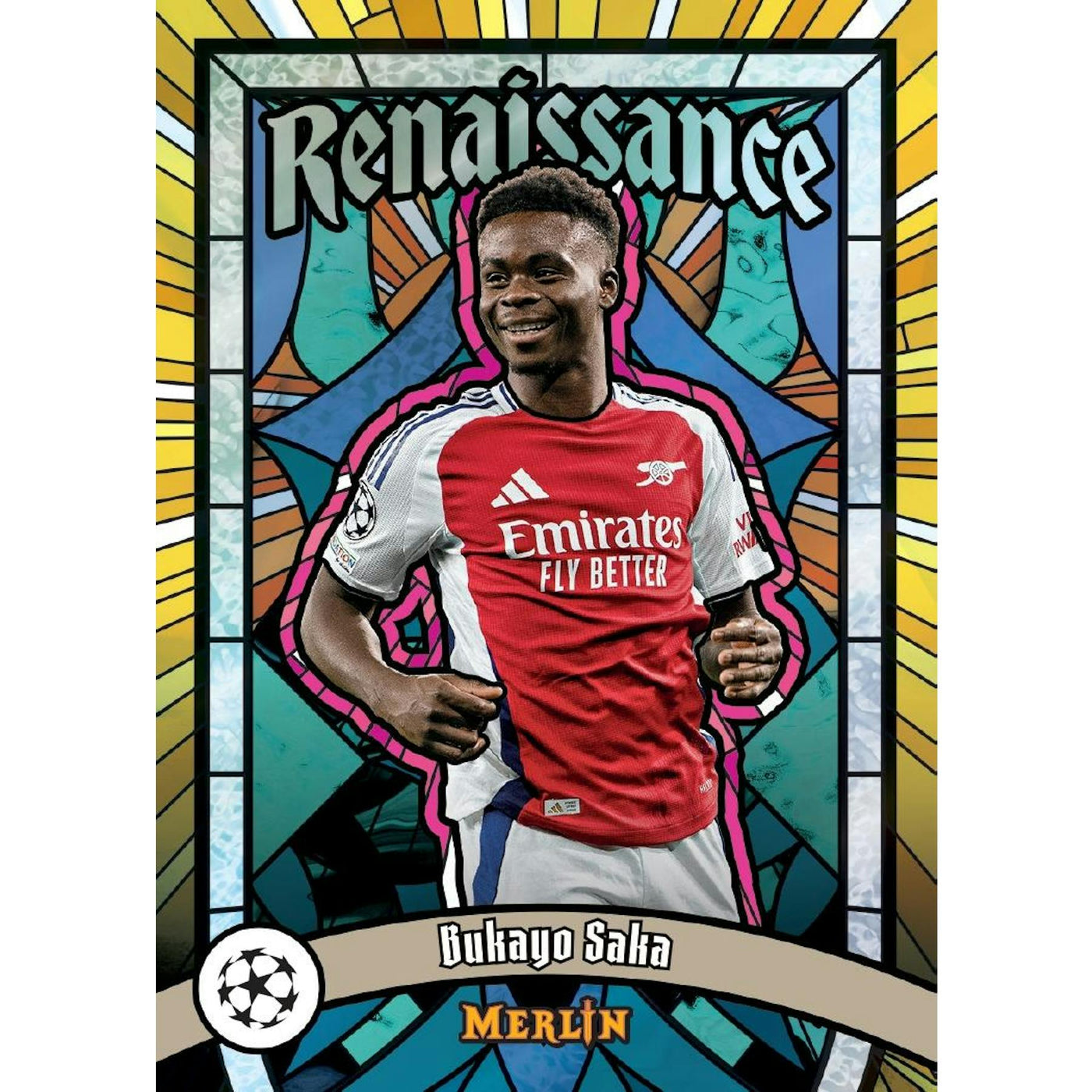 2024/25 Topps Chrome Merlin UEFA Club Competitions Soccer Delight 6-Box Case