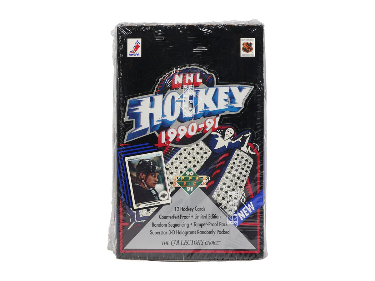 1990/91 Upper Deck English Low Series Hockey Wax Box