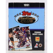 1991/92 Topps Stadium Club Hockey Hobby Box
