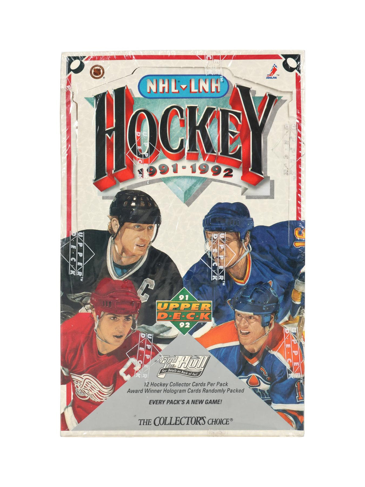 1991/92 Upper Deck English Low Series Hockey Wax Box