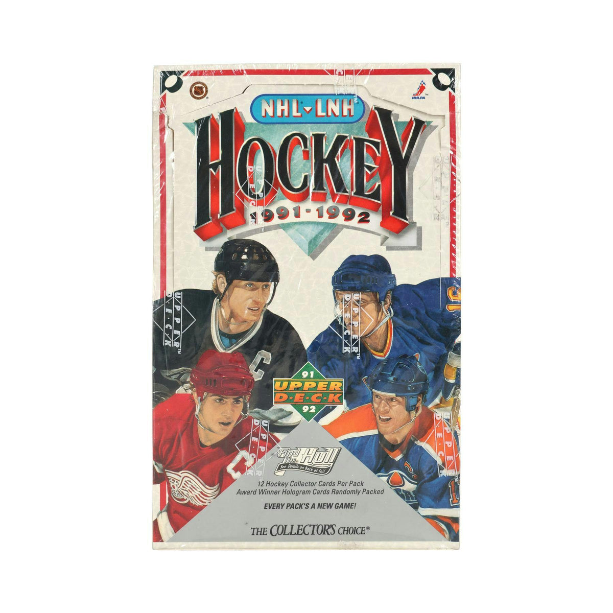 1991/92 Upper Deck English Low Series Hockey Wax Box